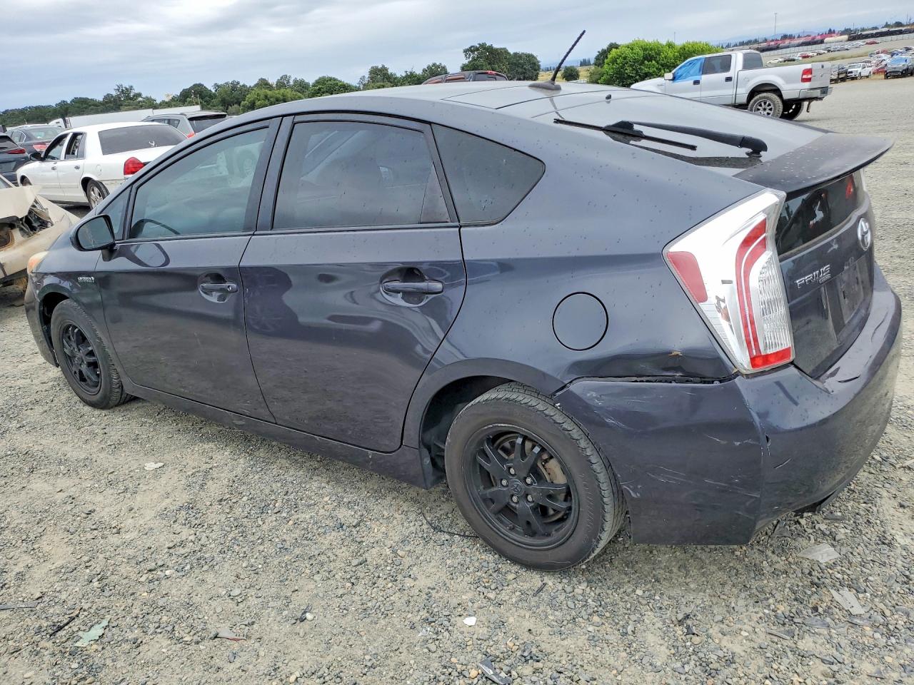 2012 Toyota Prius Four Угольный vin: JTDKN3DU5C1496338