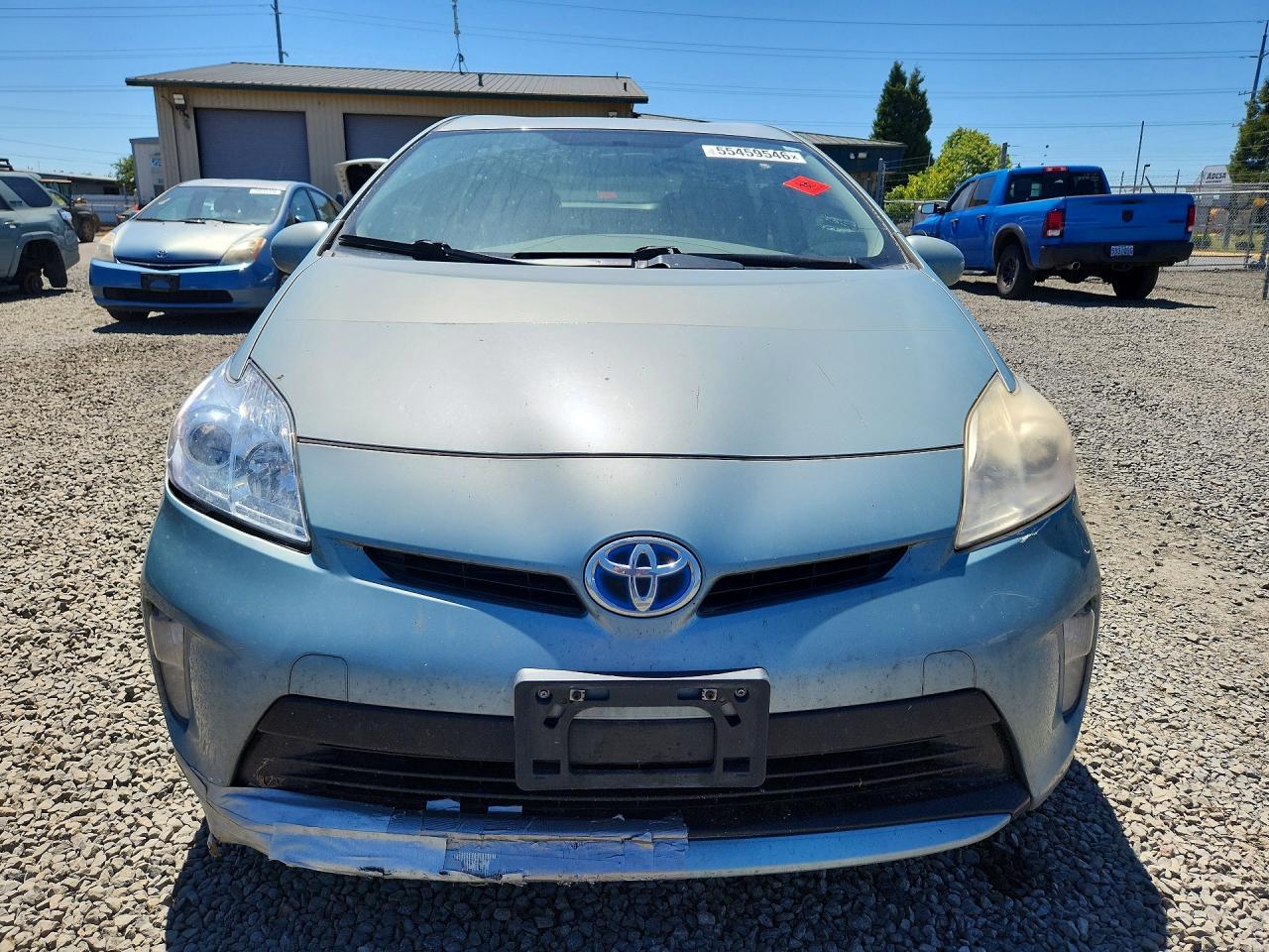 2012 Toyota Prius Two Turquoise vin: JTDKN3DU5C1502879