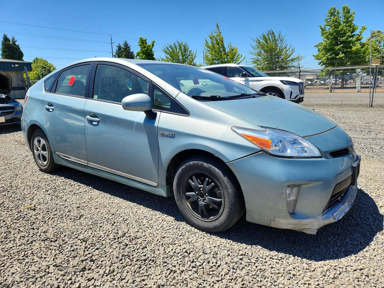 2012 Toyota Prius Two Turquoise vin: JTDKN3DU5C1502879
