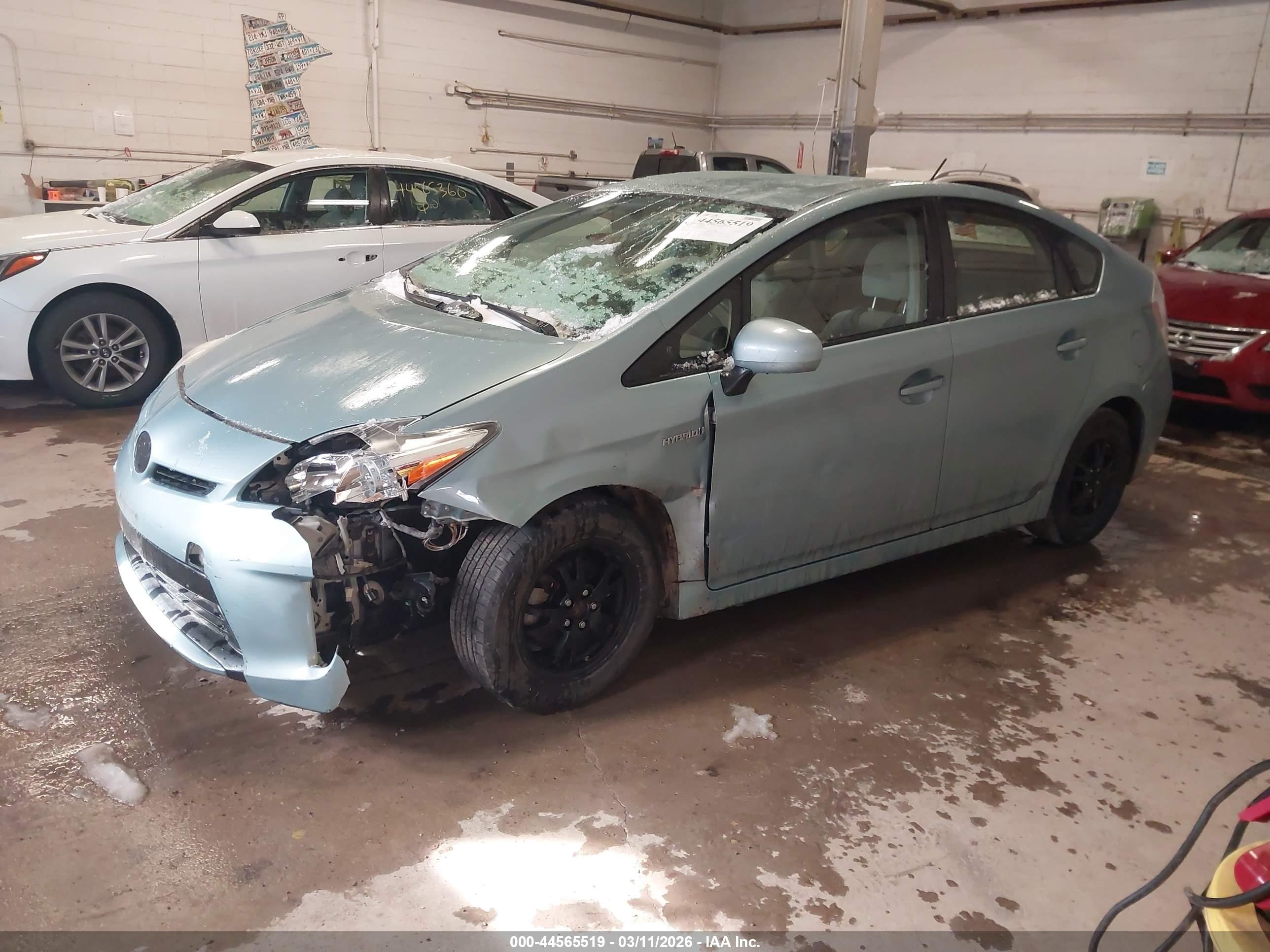 2012 Toyota Prius Two Teal vin: JTDKN3DU5C1518970