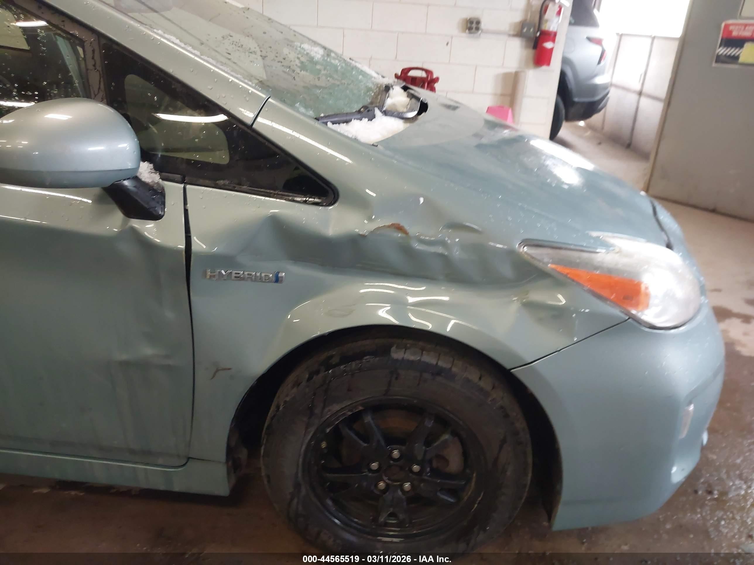 2012 Toyota Prius Two Teal vin: JTDKN3DU5C1518970