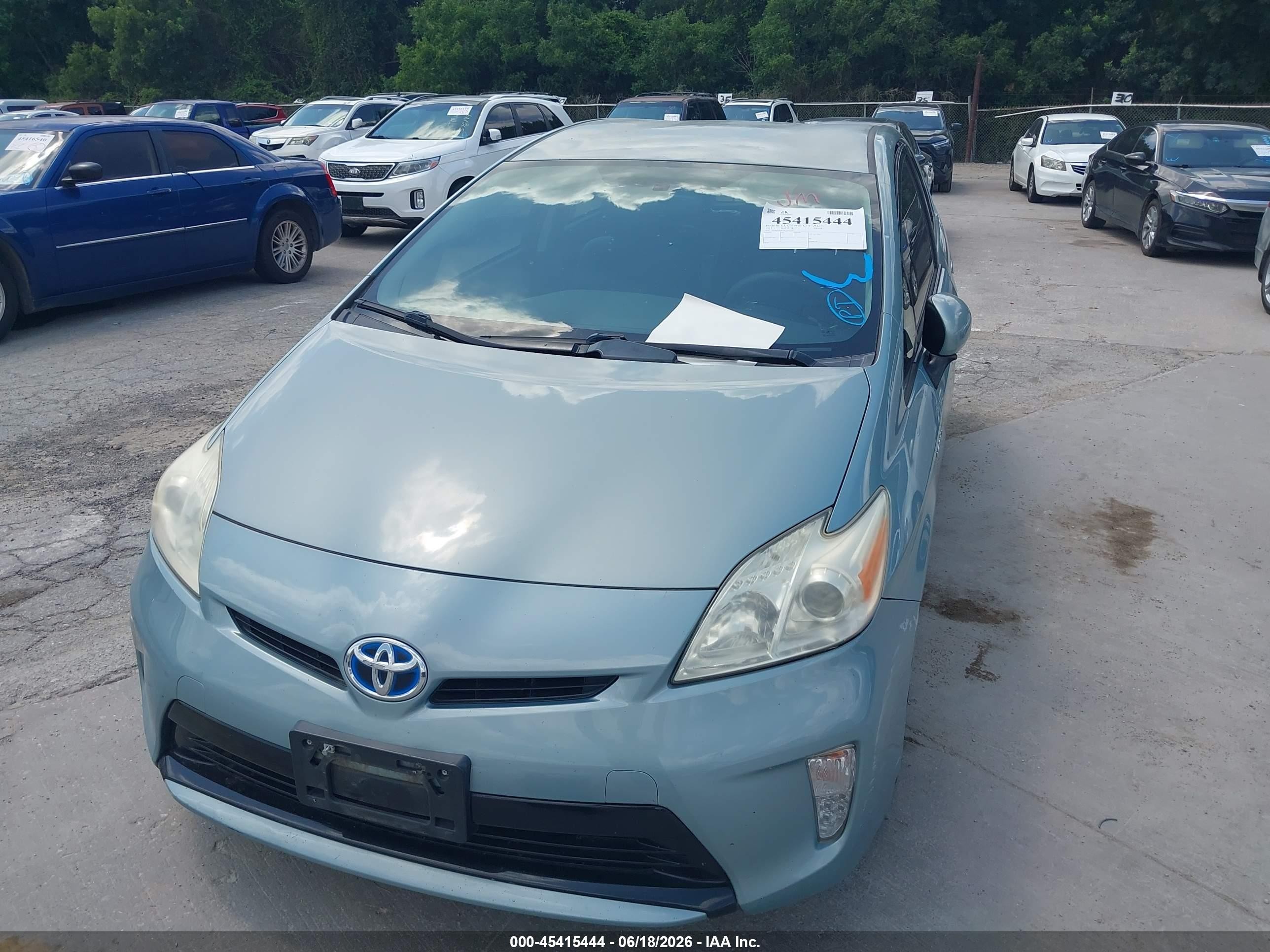 2012 Toyota Prius Three Green vin: JTDKN3DU5C1531721