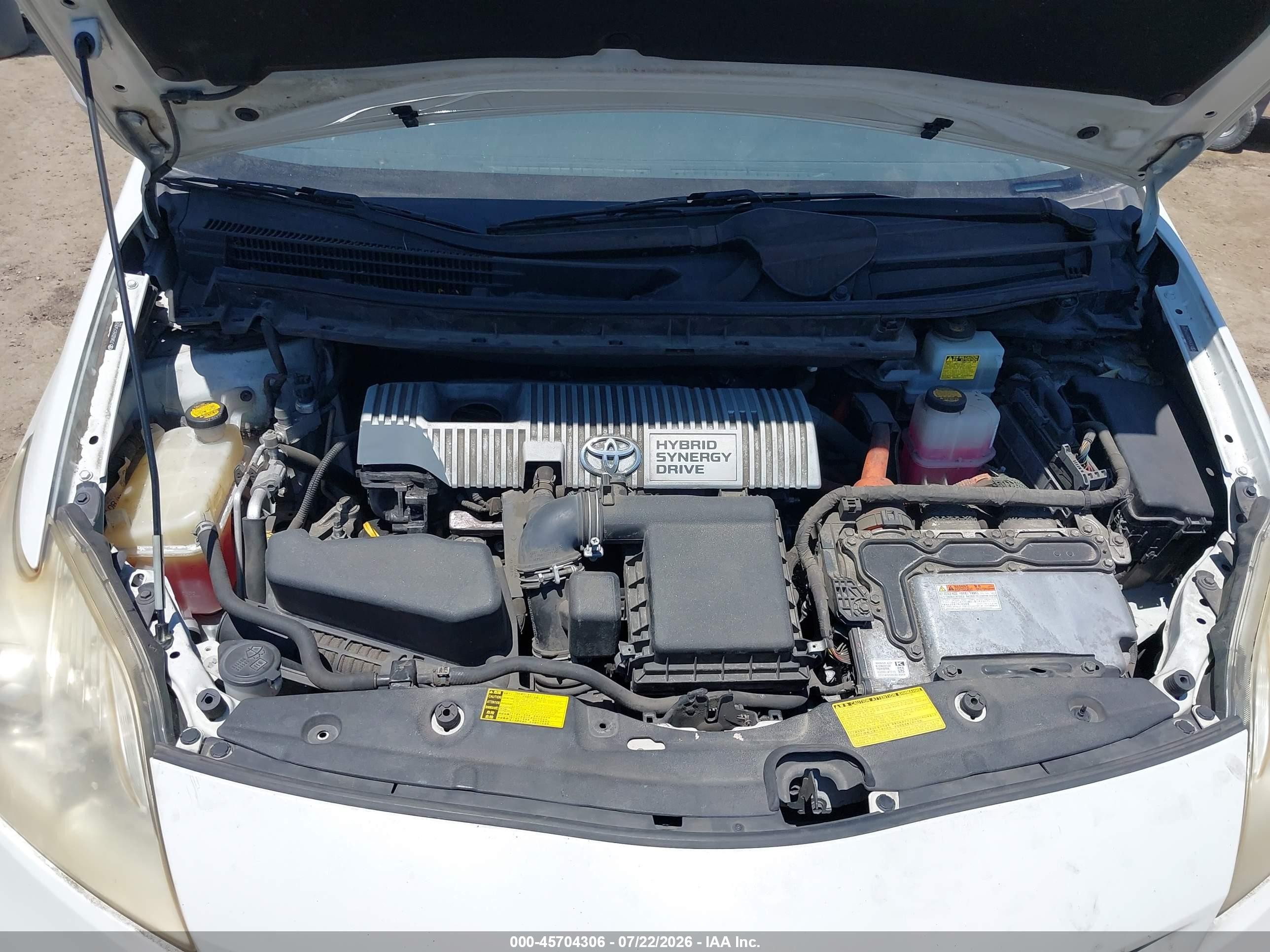 2012 Toyota Prius Two White vin: JTDKN3DU5C1543593
