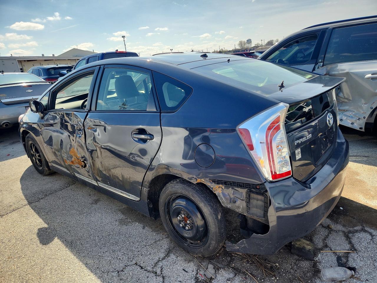 2012 Toyota Prius Charcoal vin: JTDKN3DU5C1544369
