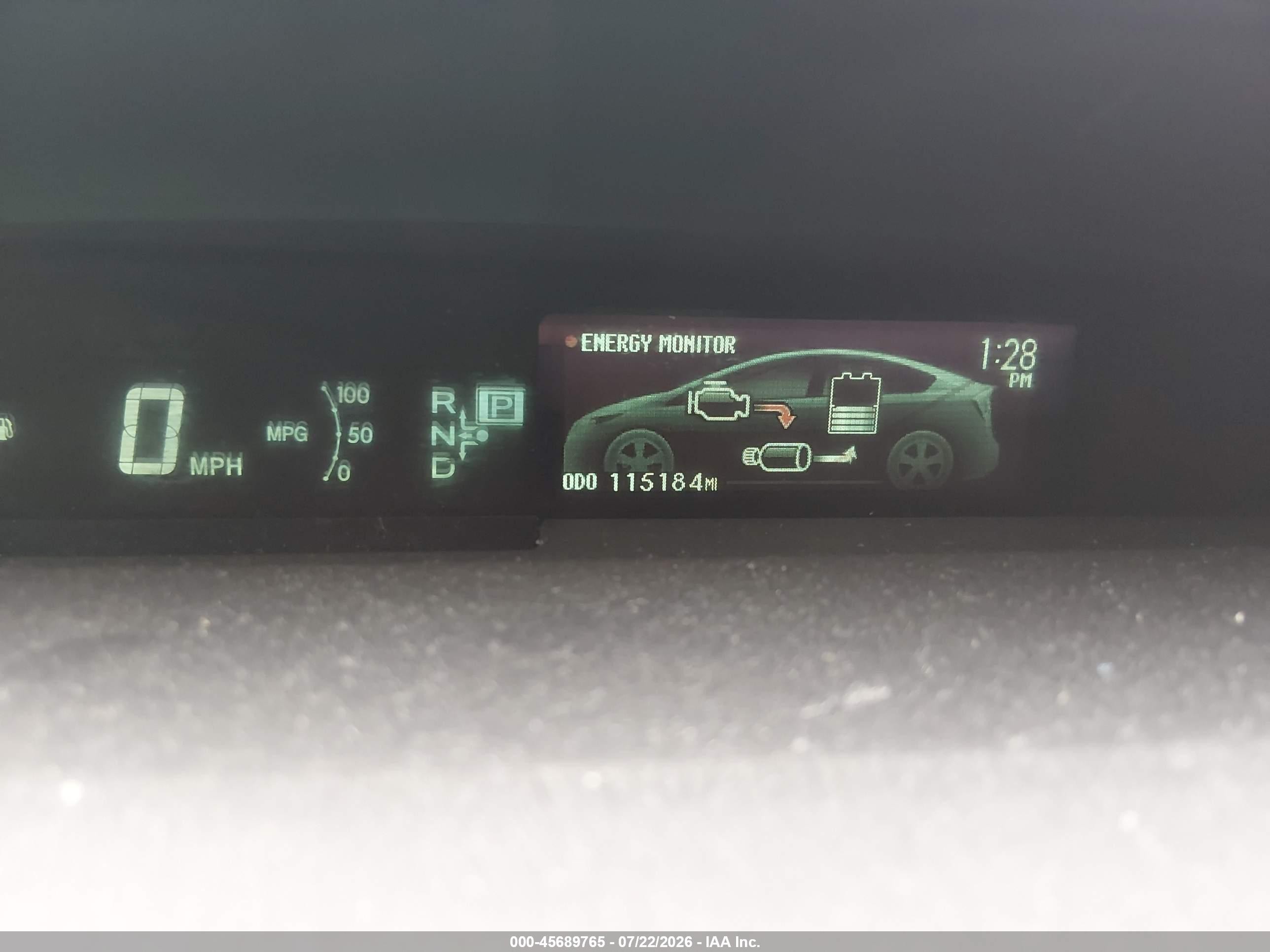 2012 Toyota Prius Three Red vin: JTDKN3DU5C1546025