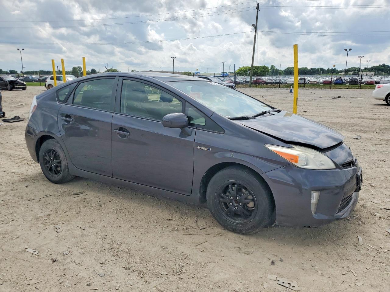 2012 Toyota Prius Three Gray vin: JTDKN3DU5C1550091