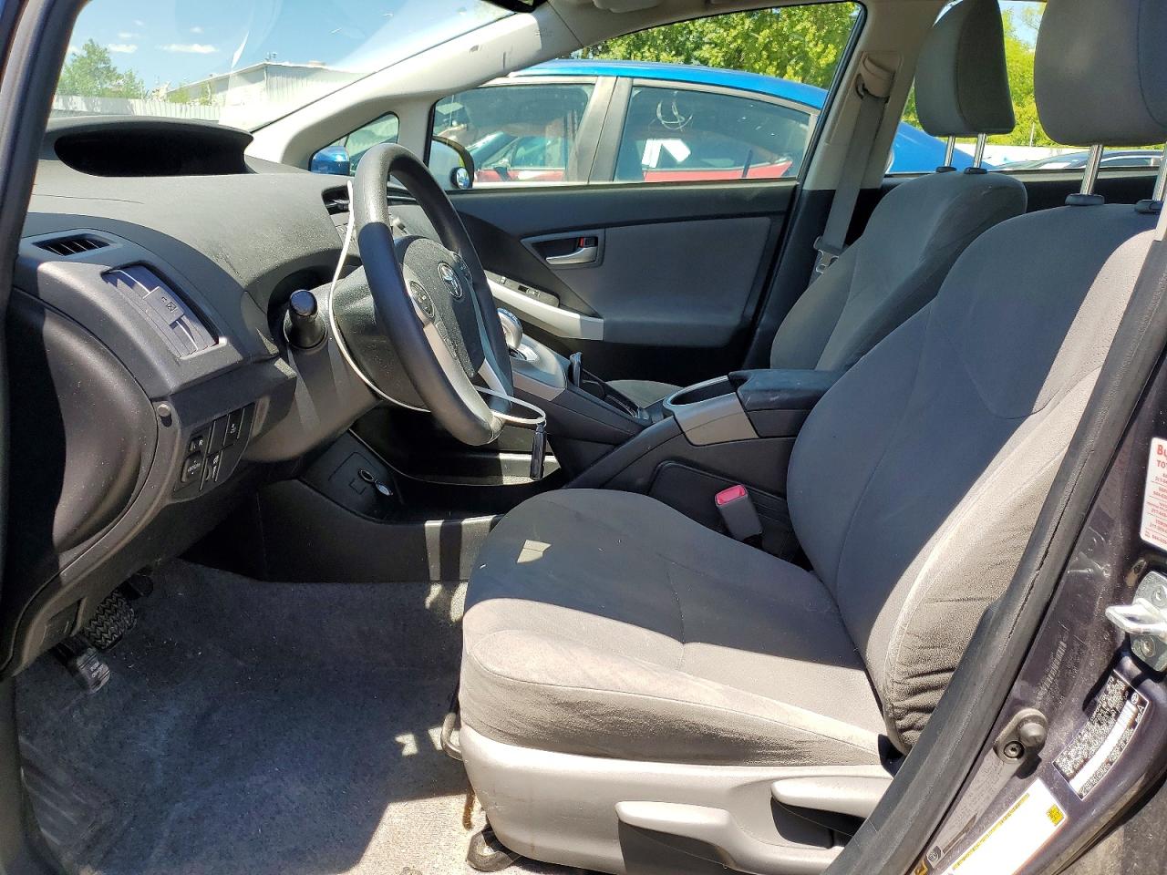 2012 Toyota Prius Three Gray vin: JTDKN3DU5C1550091