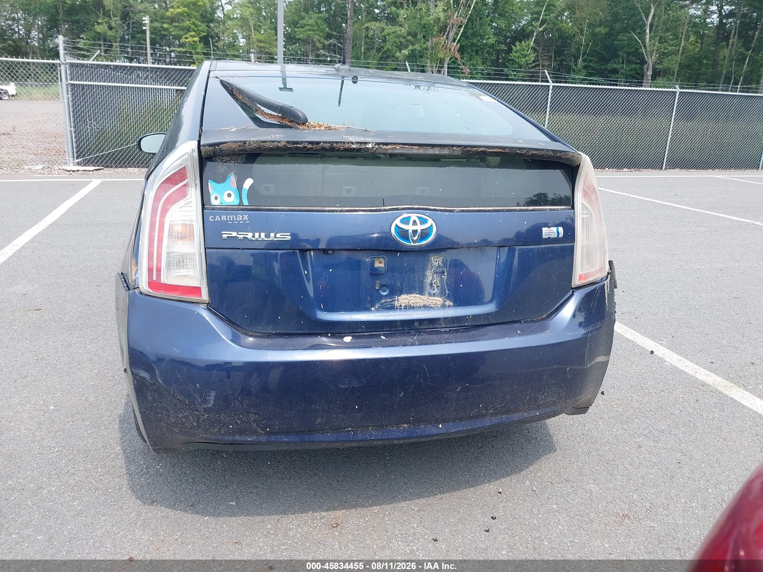 2012 Toyota Prius Three Синий vin: JTDKN3DU5C1552472