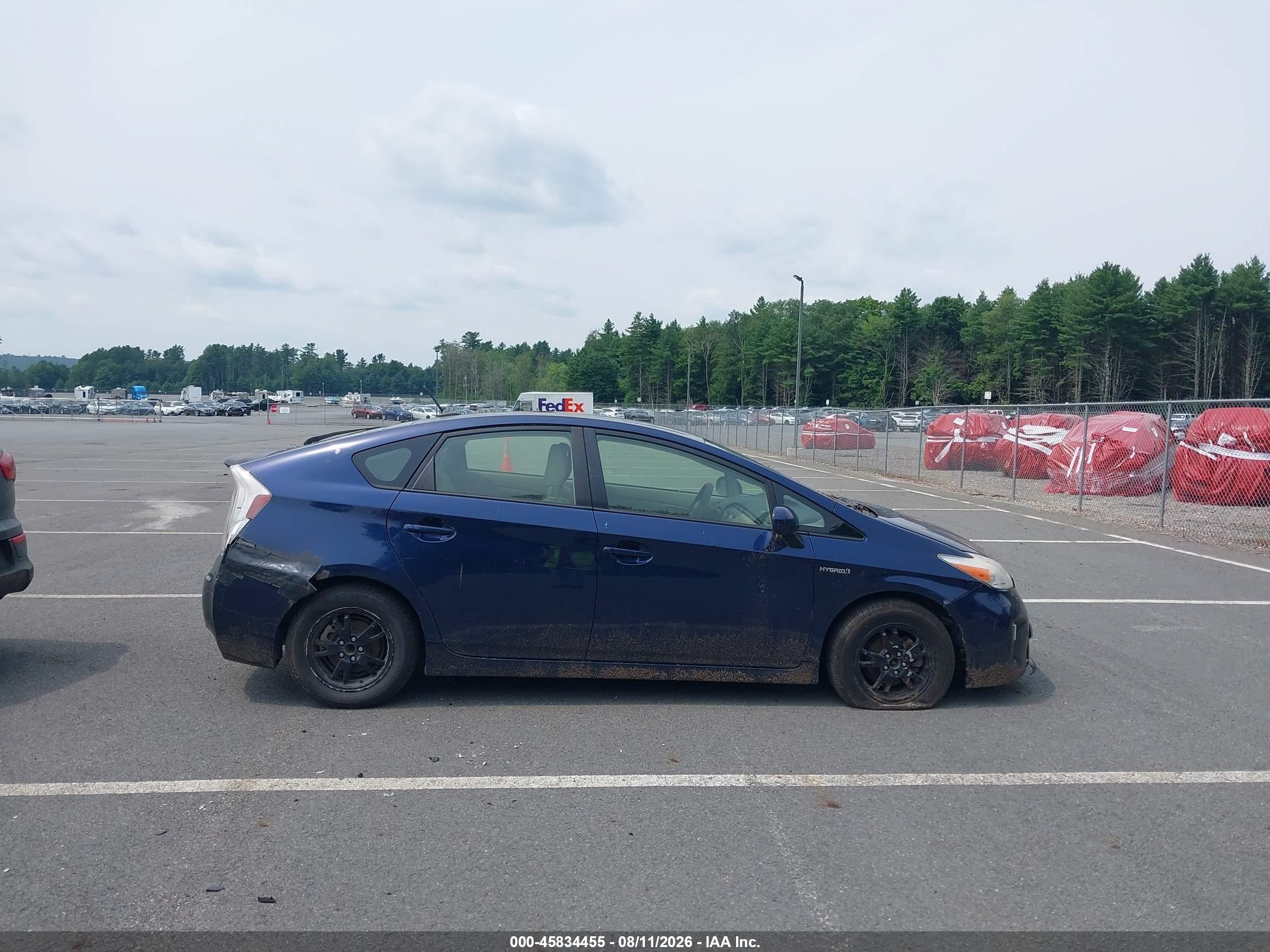 2012 Toyota Prius Three Синий vin: JTDKN3DU5C1552472