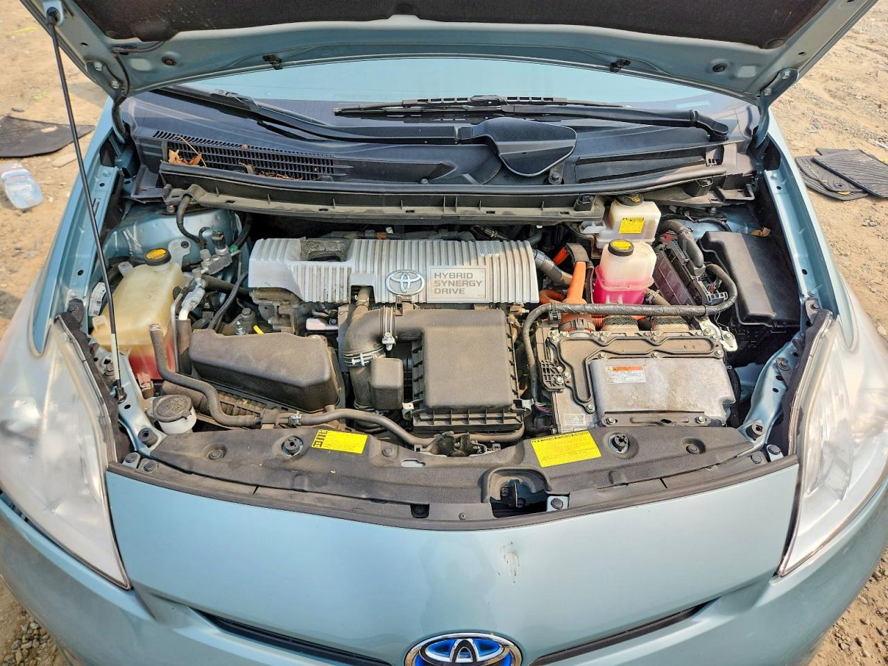 2012 Toyt Prius Turquoise vin: JTDKN3DU5C1556800