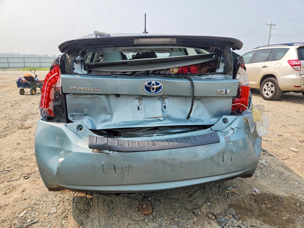 2012 Toyt Prius Turquoise vin: JTDKN3DU5C1556800