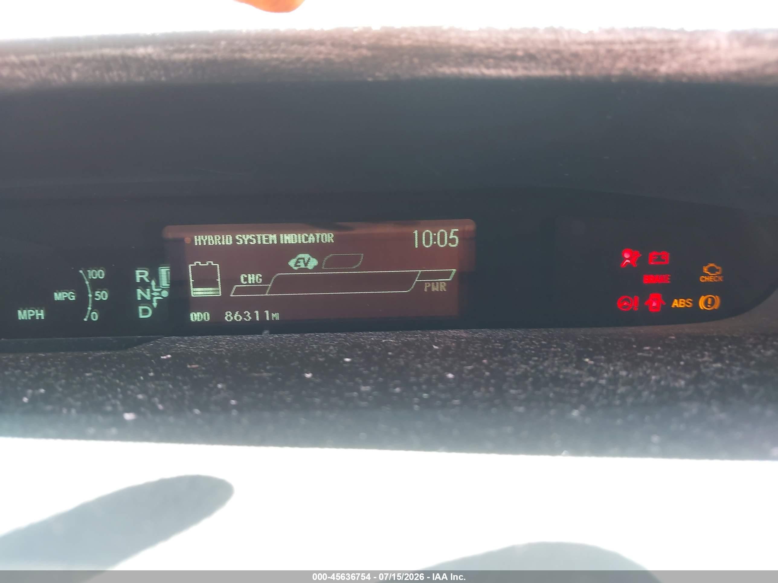 2012 Toyota Prius Four Brown vin: JTDKN3DU5C1581129