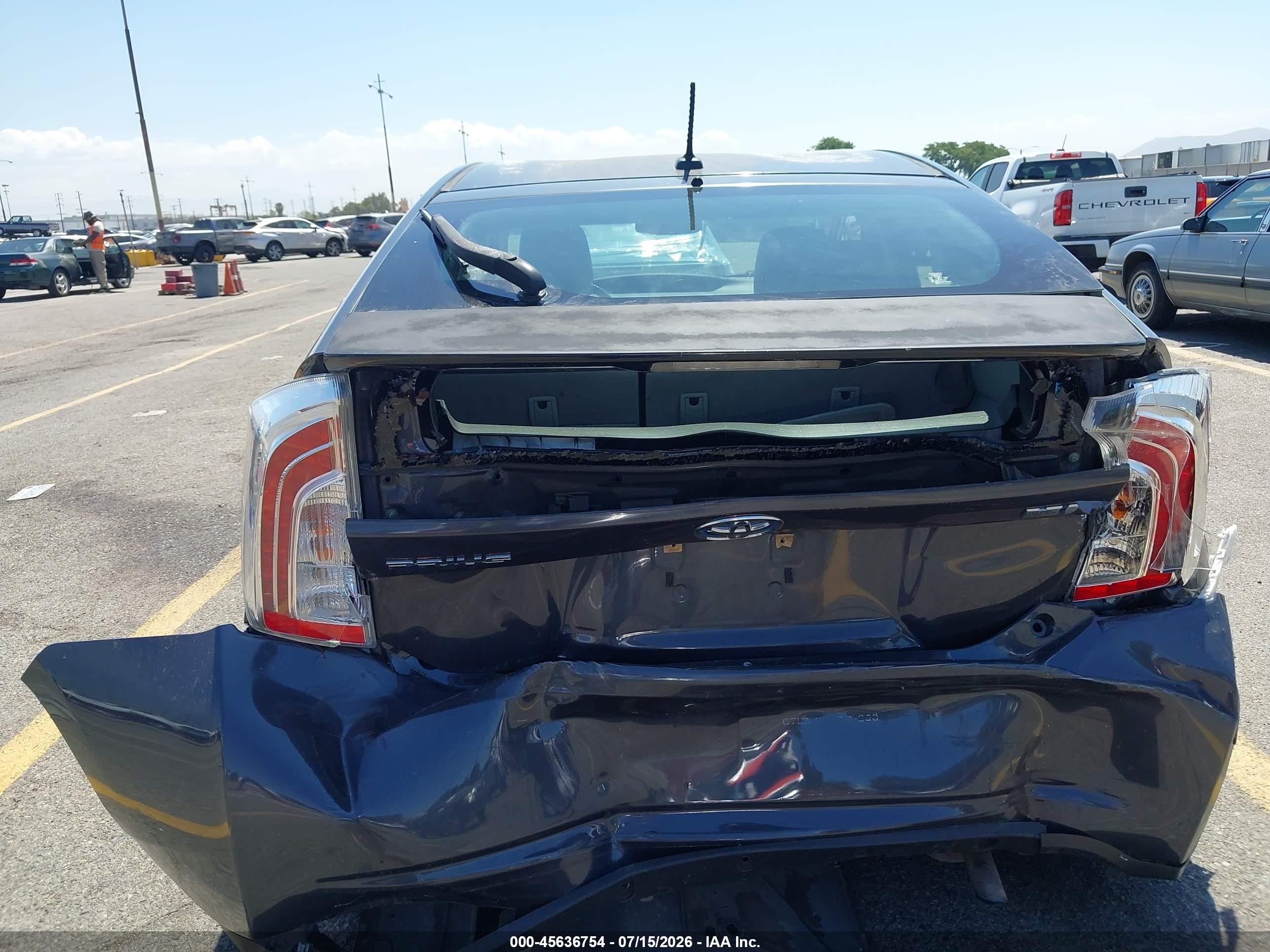 2012 Toyota Prius Four Brown vin: JTDKN3DU5C1581129