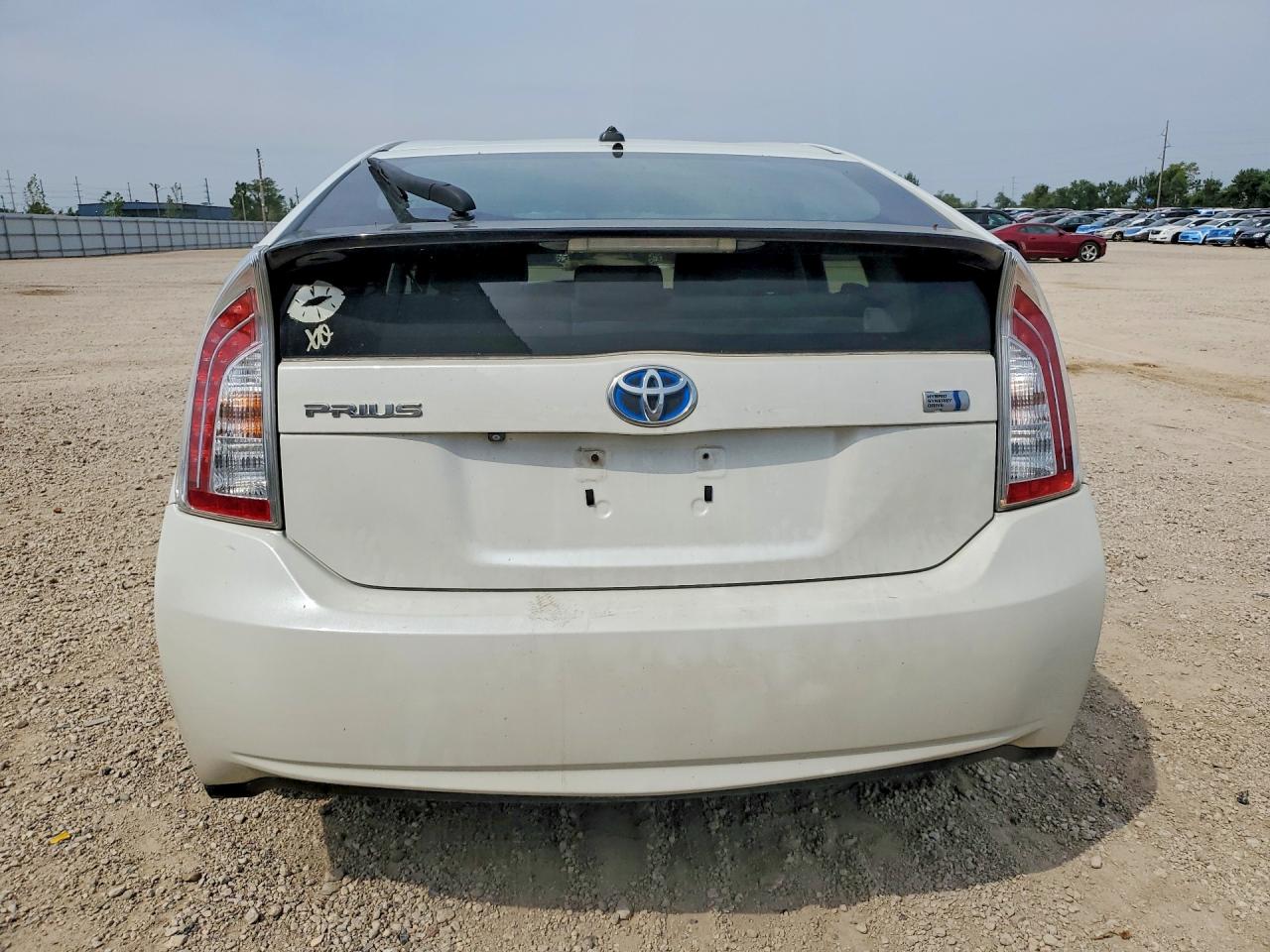 2012 Toyota Prius Three White vin: JTDKN3DU5C1581695