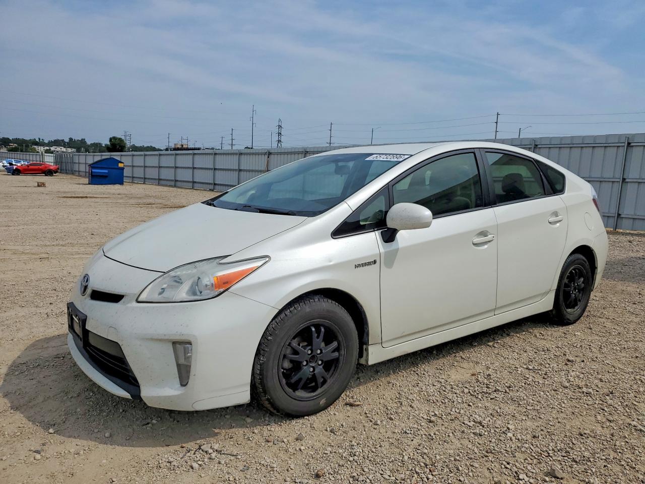 2012 Toyota Prius Three White vin: JTDKN3DU5C1581695