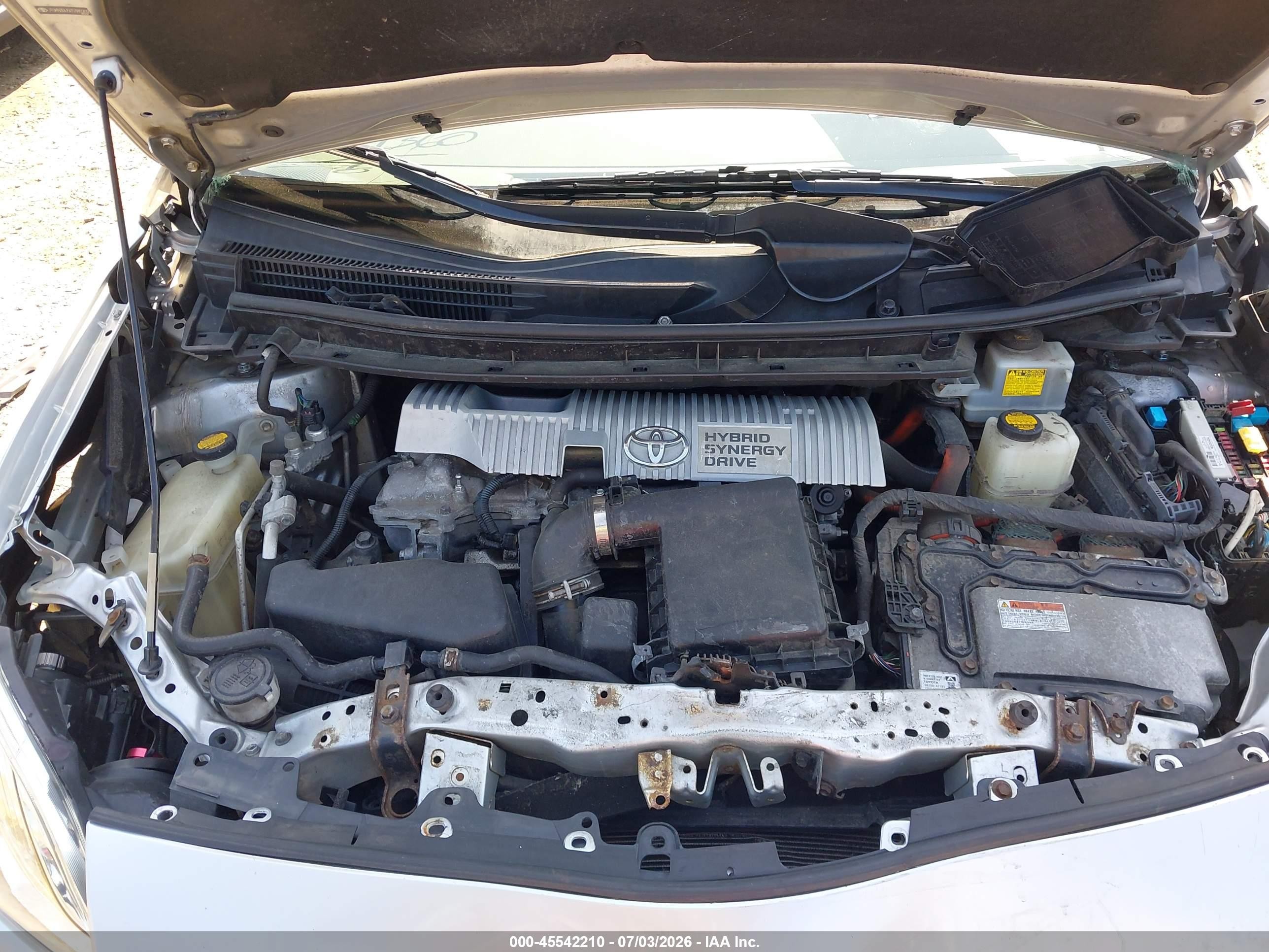 2012 Toyota Prius Four Silver vin: JTDKN3DU5C5385202
