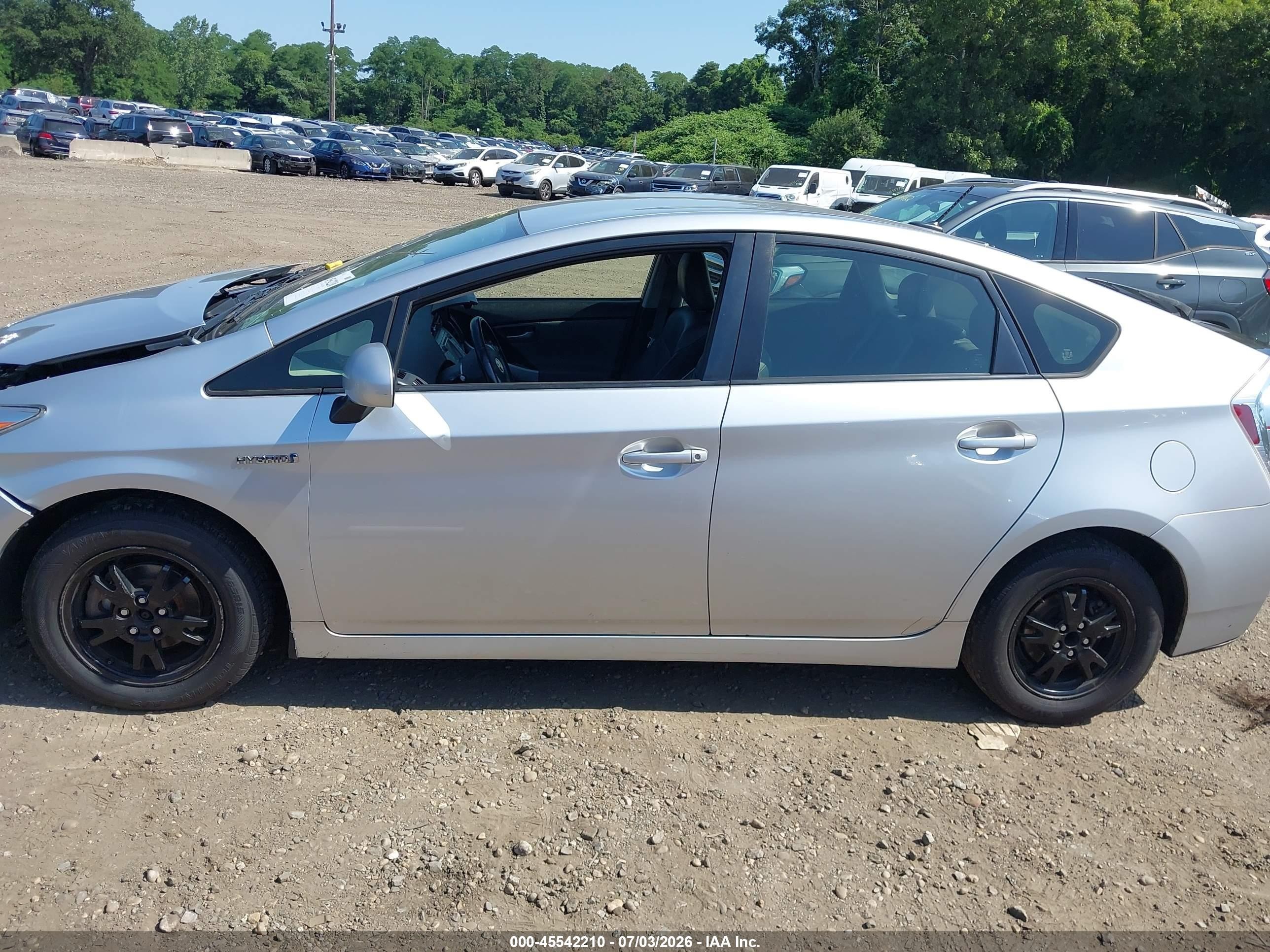 2012 Toyota Prius Four Silver vin: JTDKN3DU5C5385202