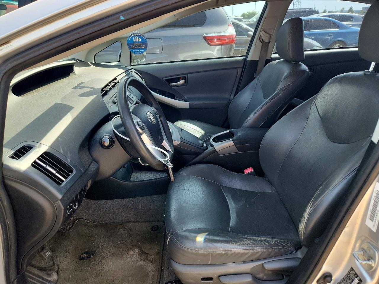 2012 Toyota Prius Three Silver vin: JTDKN3DU5C5387676