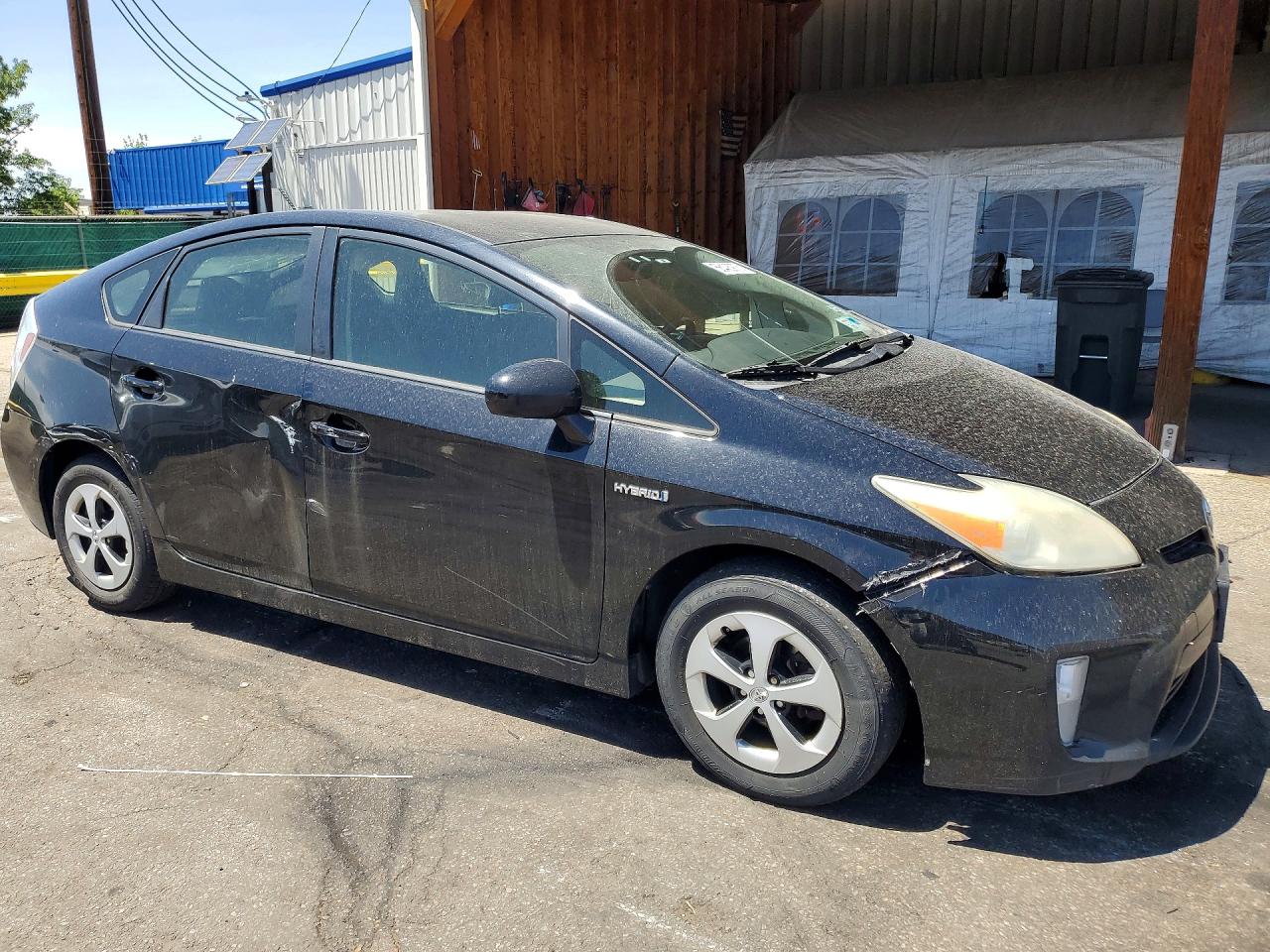 2012 Toyota Prius Two Black vin: JTDKN3DU5C5390030