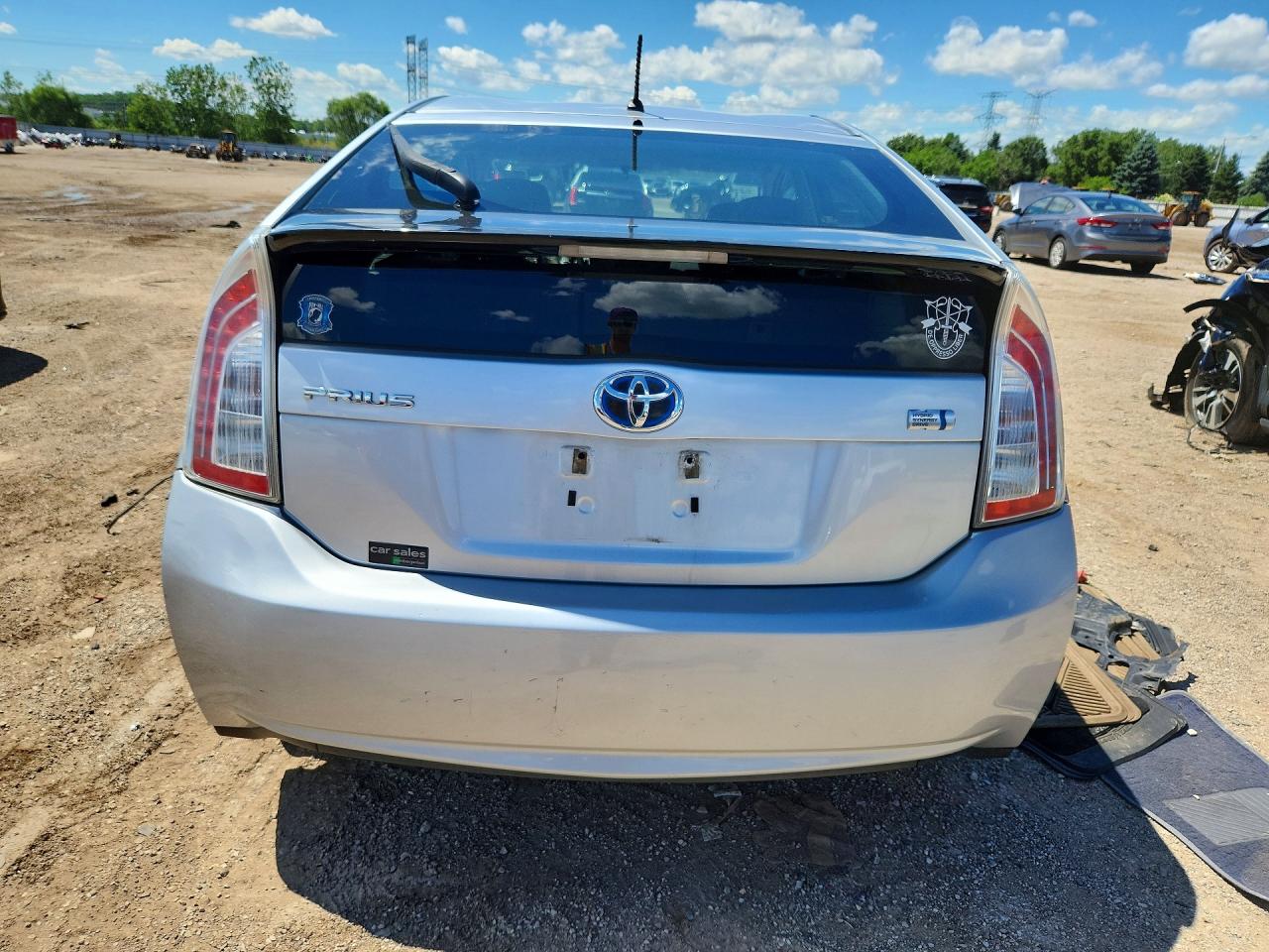 2012 Toyota Prius Two Silver vin: JTDKN3DU5C5420918