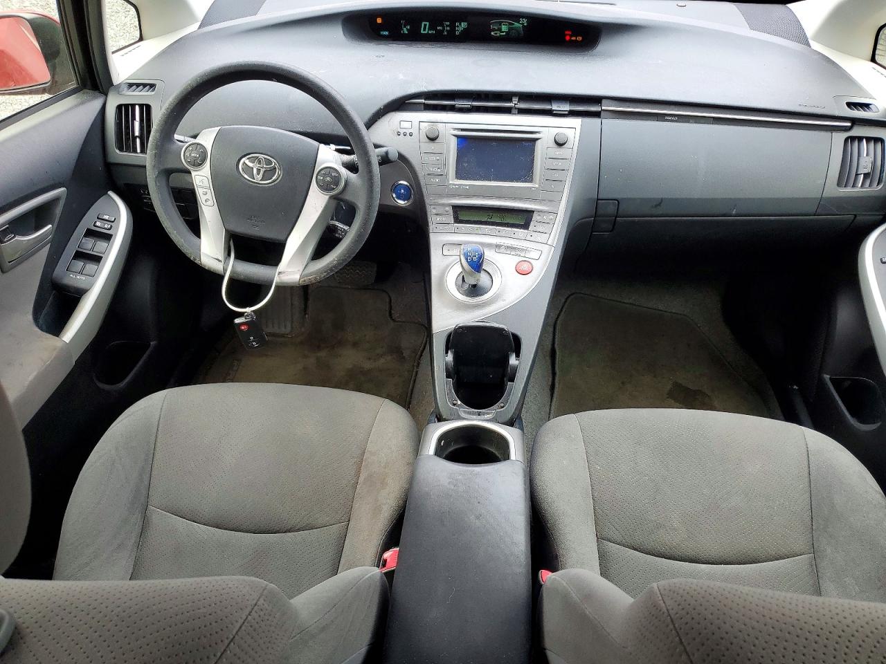 2012 Toyota Prius Three Red vin: JTDKN3DU5C5437332