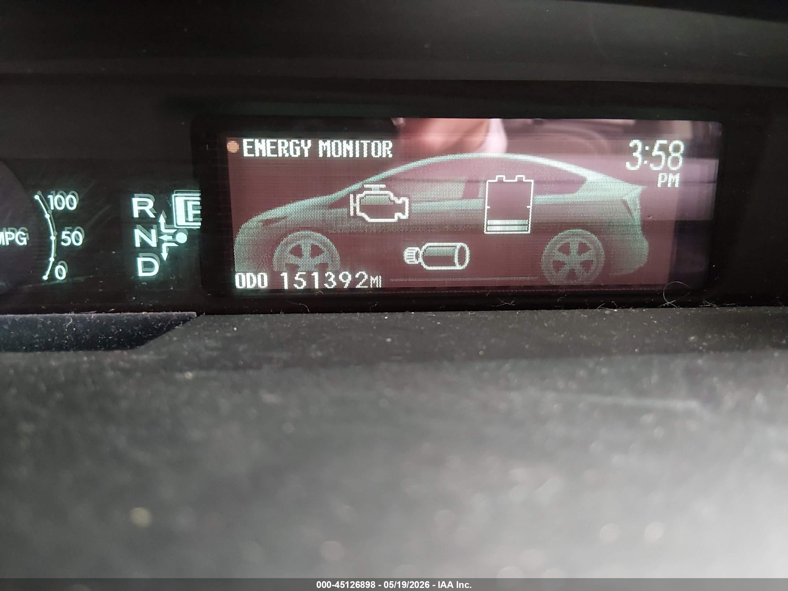 2012 Toyota Prius Three Red vin: JTDKN3DU5C5466183