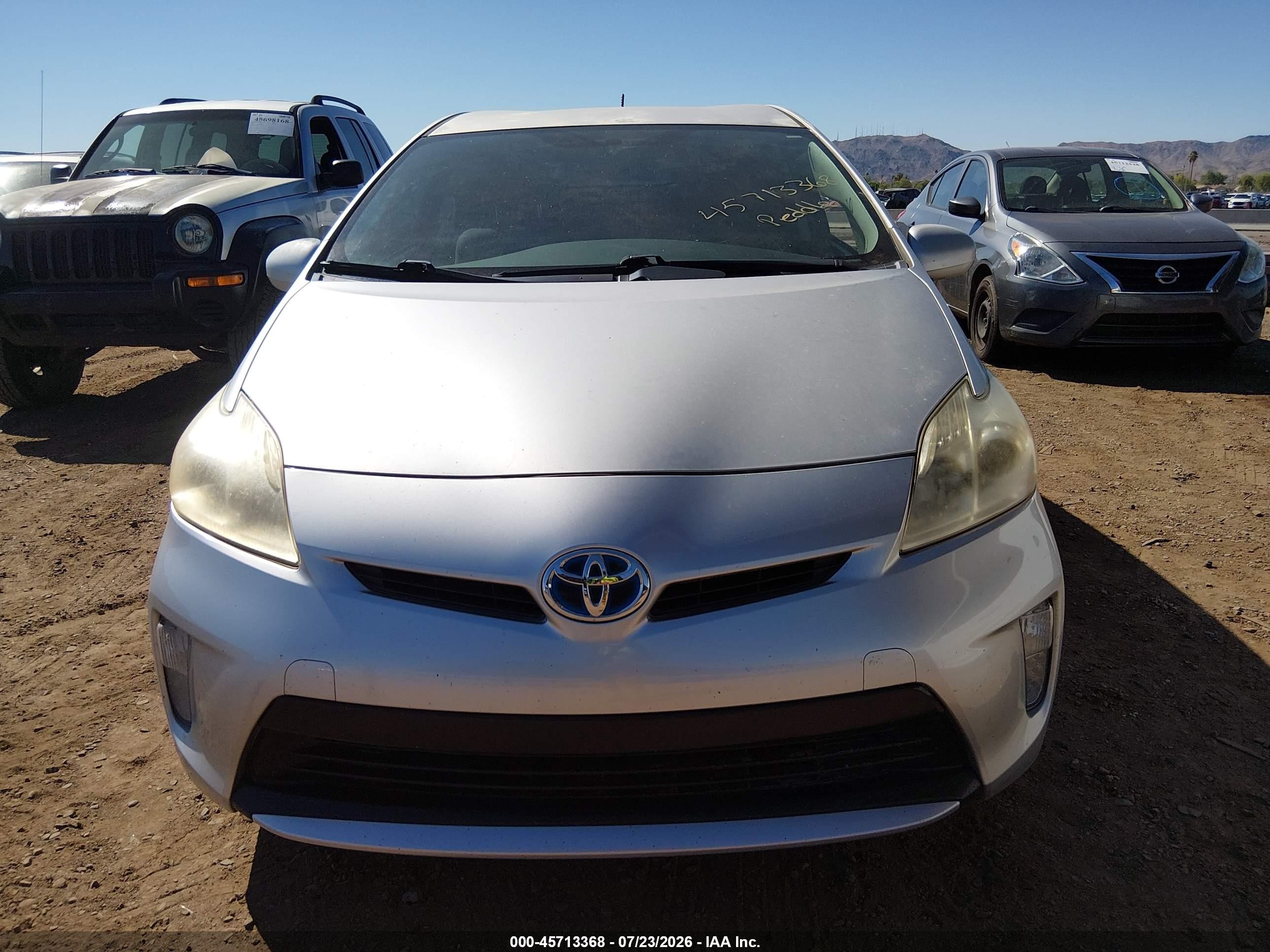 2012 Toyota Prius Two Silver vin: JTDKN3DU5C5488457