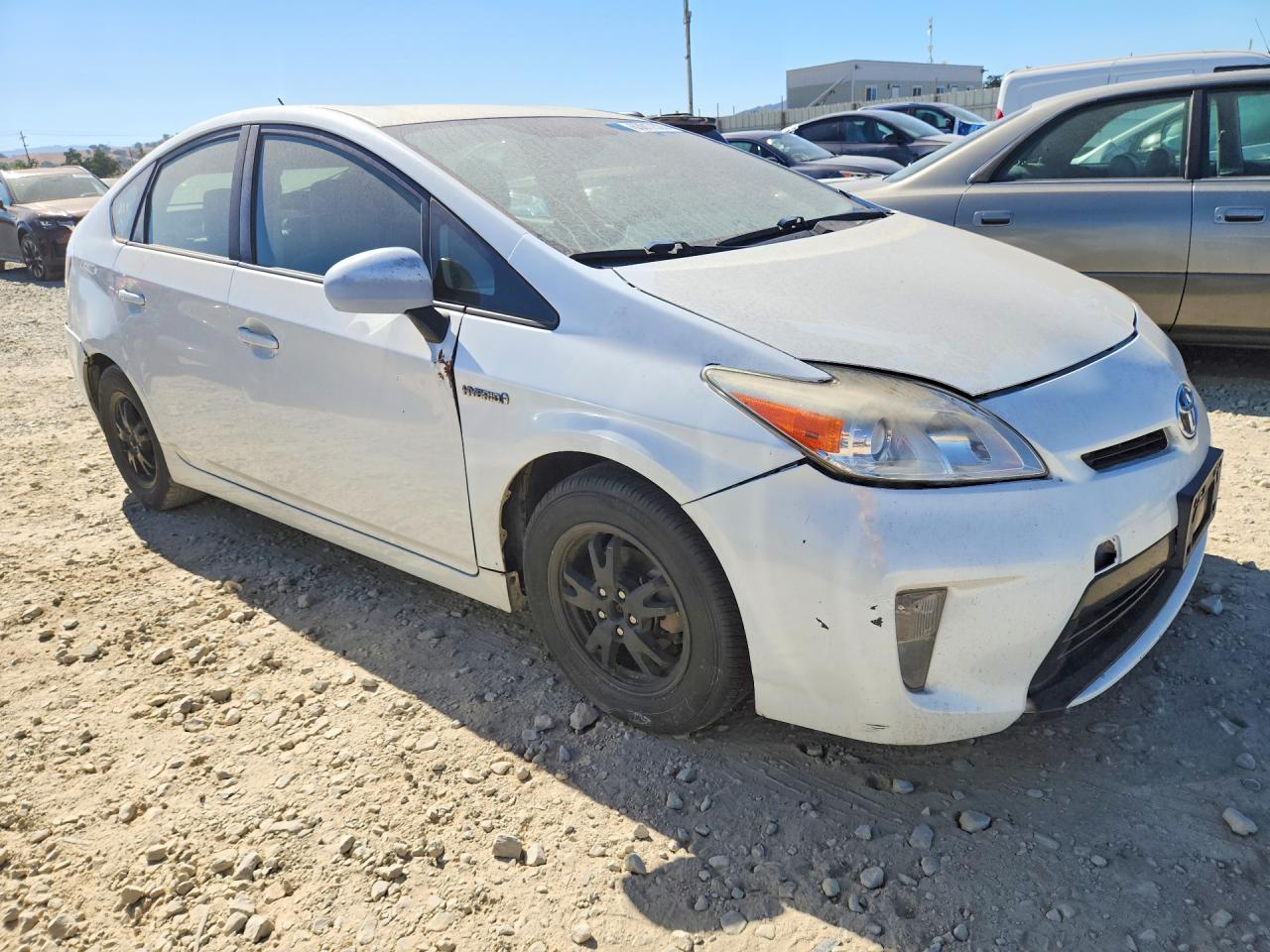 2012 Toyota Prius Three White vin: JTDKN3DU5C5494520