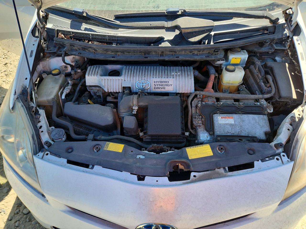 2012 Toyota Prius Three White vin: JTDKN3DU5C5494520