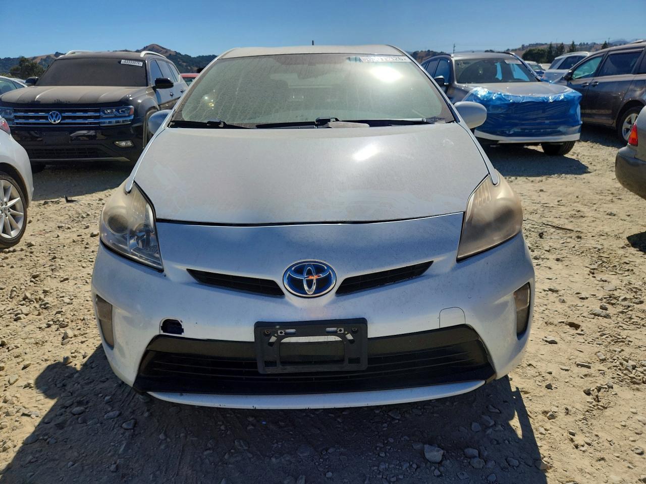 2012 Toyota Prius Three White vin: JTDKN3DU5C5494520