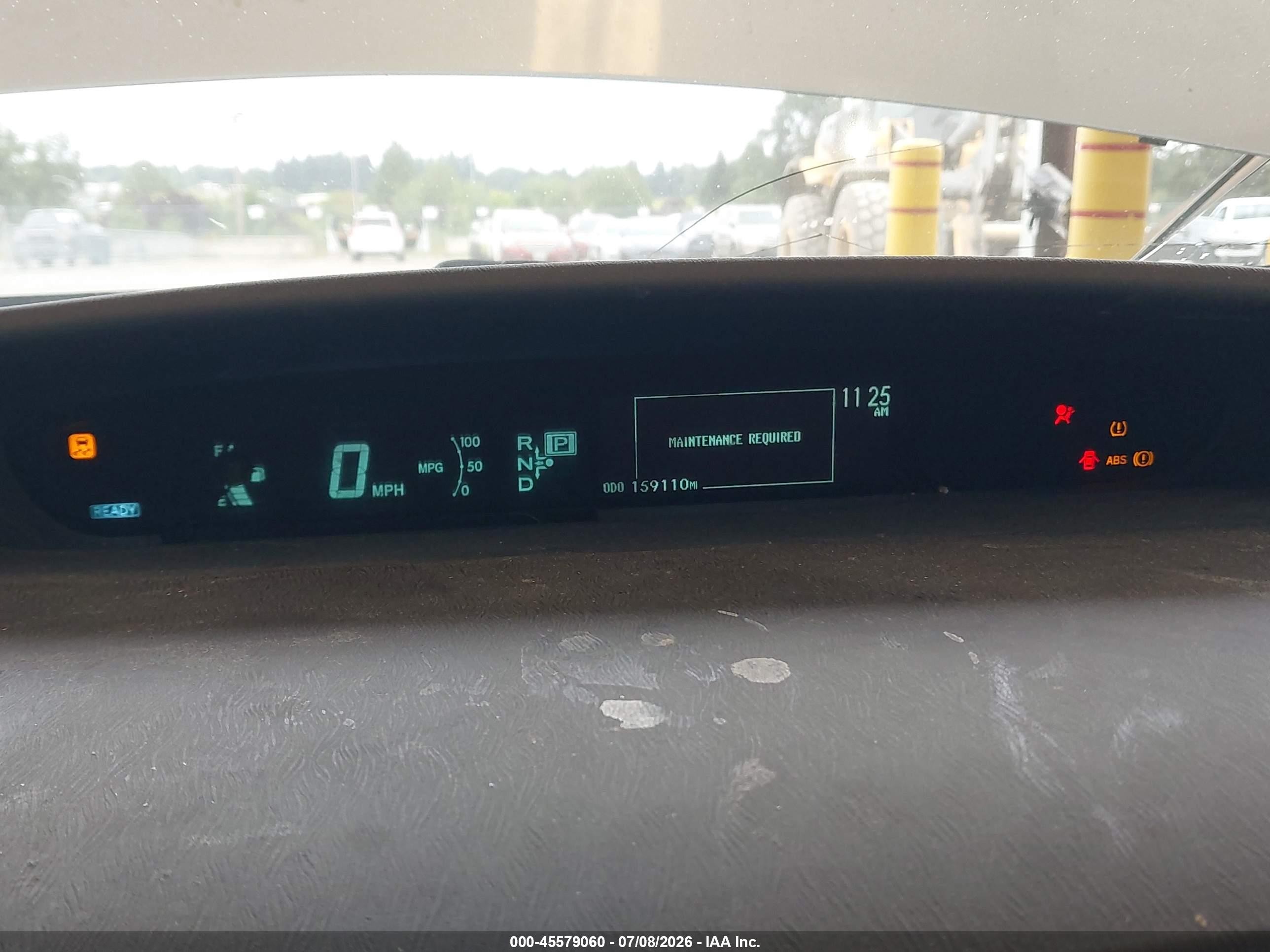 2012 Toyota Prius Two White vin: JTDKN3DU5C5518010