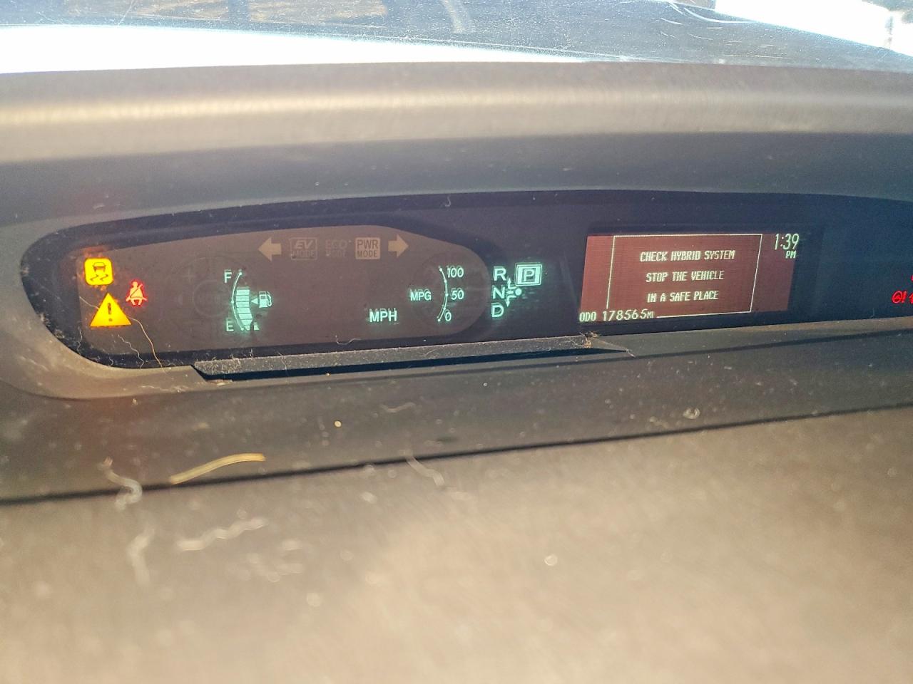 2013 Toyota Prius Blue vin: JTDKN3DU5D0346625