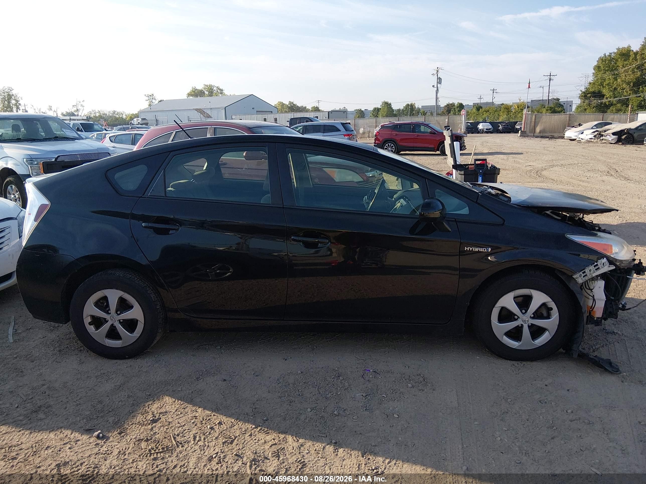 2013 Toyota Prius Two Black vin: JTDKN3DU5D0349184