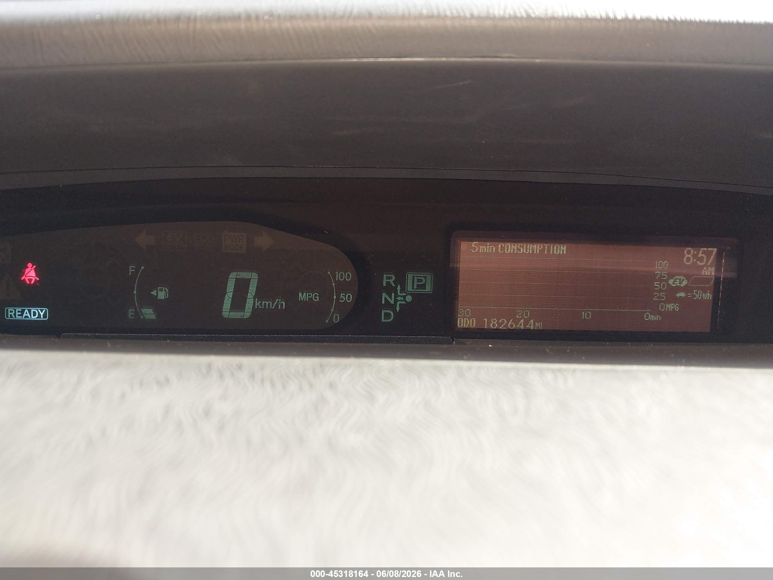 2013 Toyota Prius Two Blue vin: JTDKN3DU5D1645686