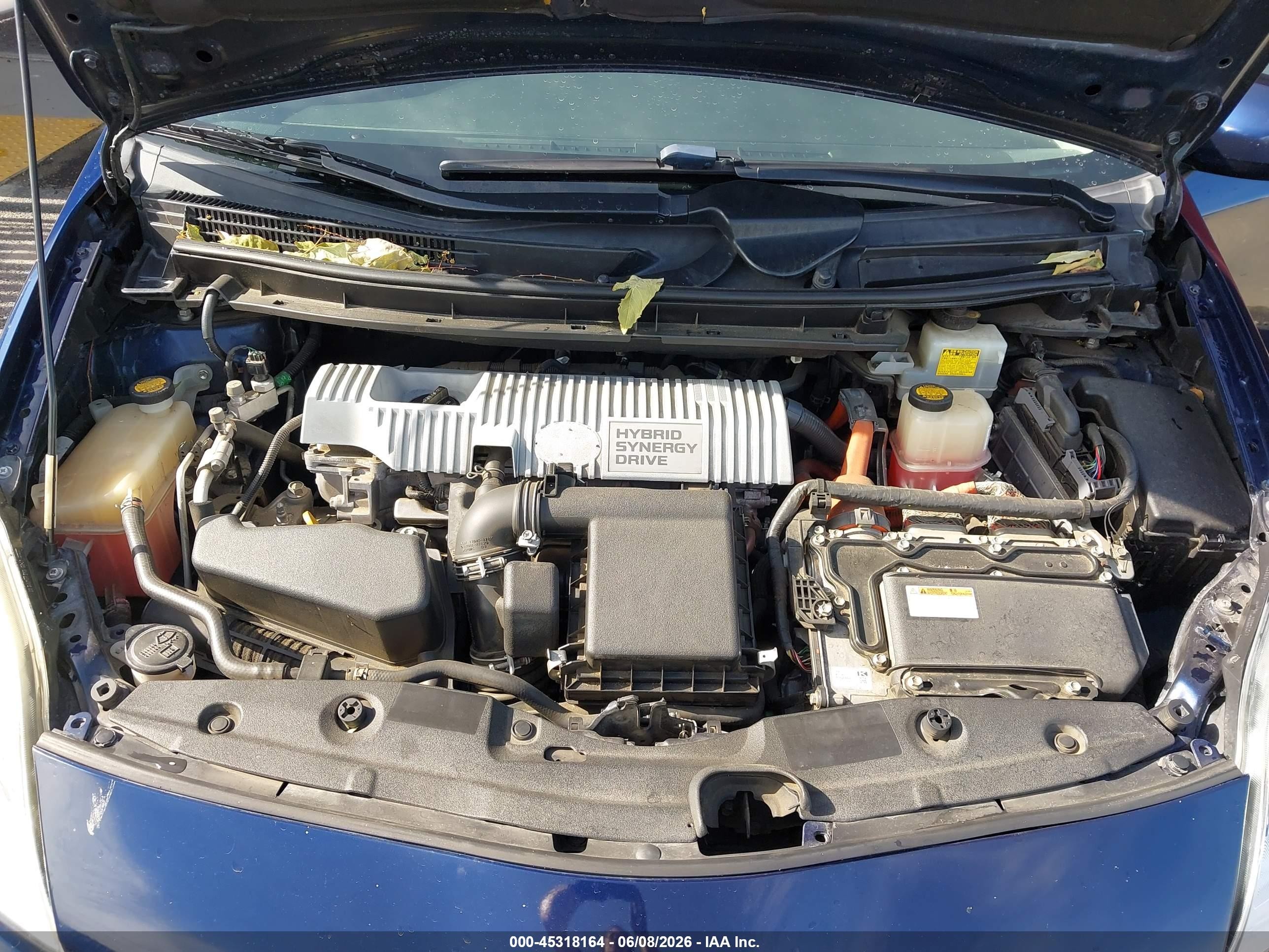 2013 Toyota Prius Two Blue vin: JTDKN3DU5D1645686