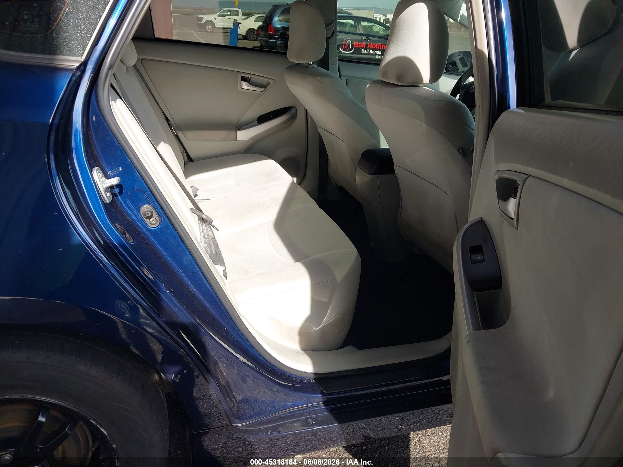 2013 Toyota Prius Two Blue vin: JTDKN3DU5D1645686