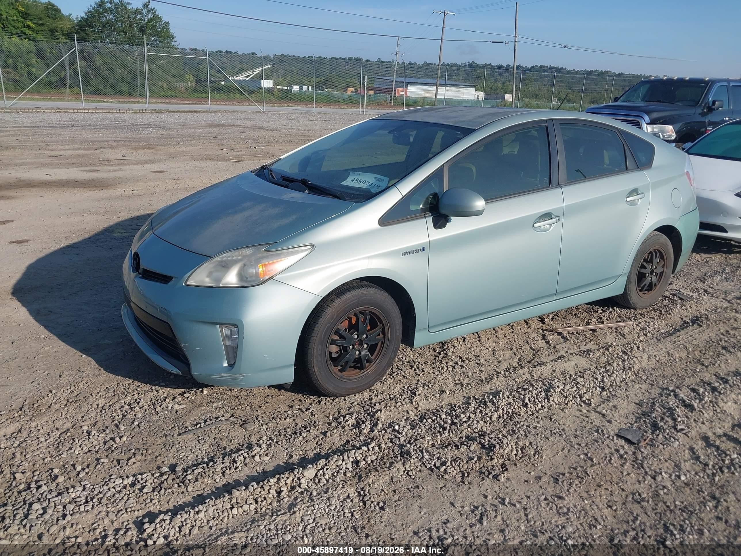 2013 Toyota Prius Four Green vin: JTDKN3DU5D1667557
