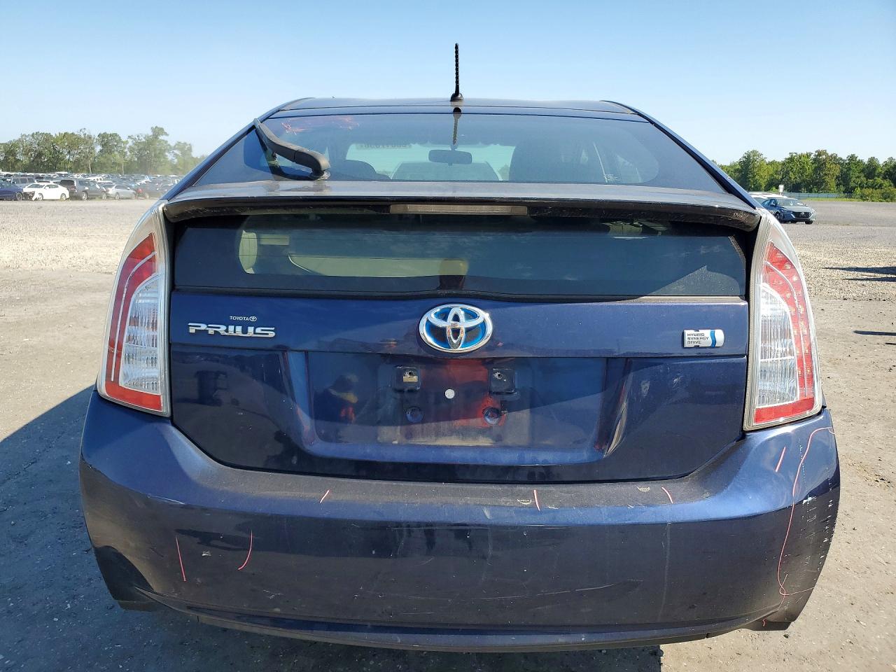 2013 Toyota Prius Two Blue vin: JTDKN3DU5D1697447