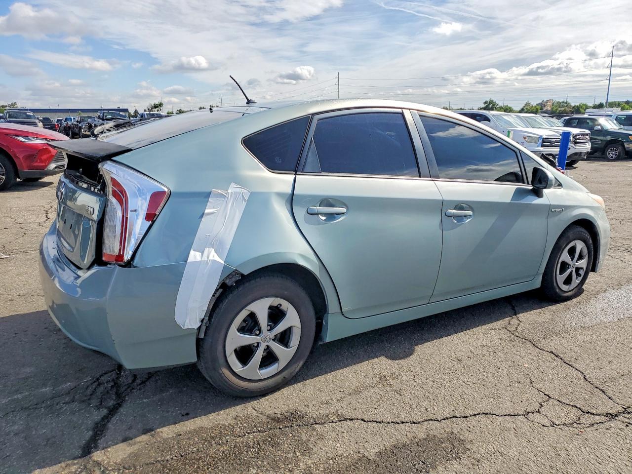 2013 Toyota Prius Two Blue vin: JTDKN3DU5D1698565