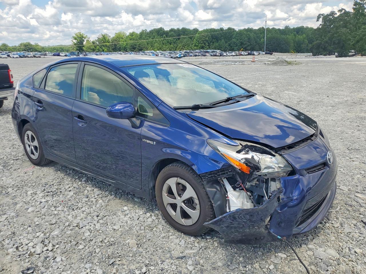 2013 Toyota Prius Three Синий vin: JTDKN3DU5D1708530
