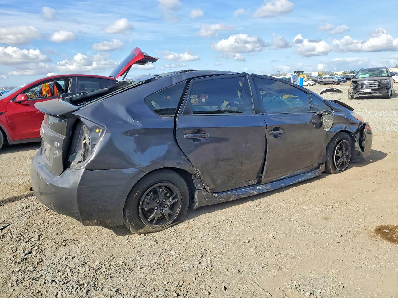 2013 Toyota Prius Four Gray vin: JTDKN3DU5D5553485