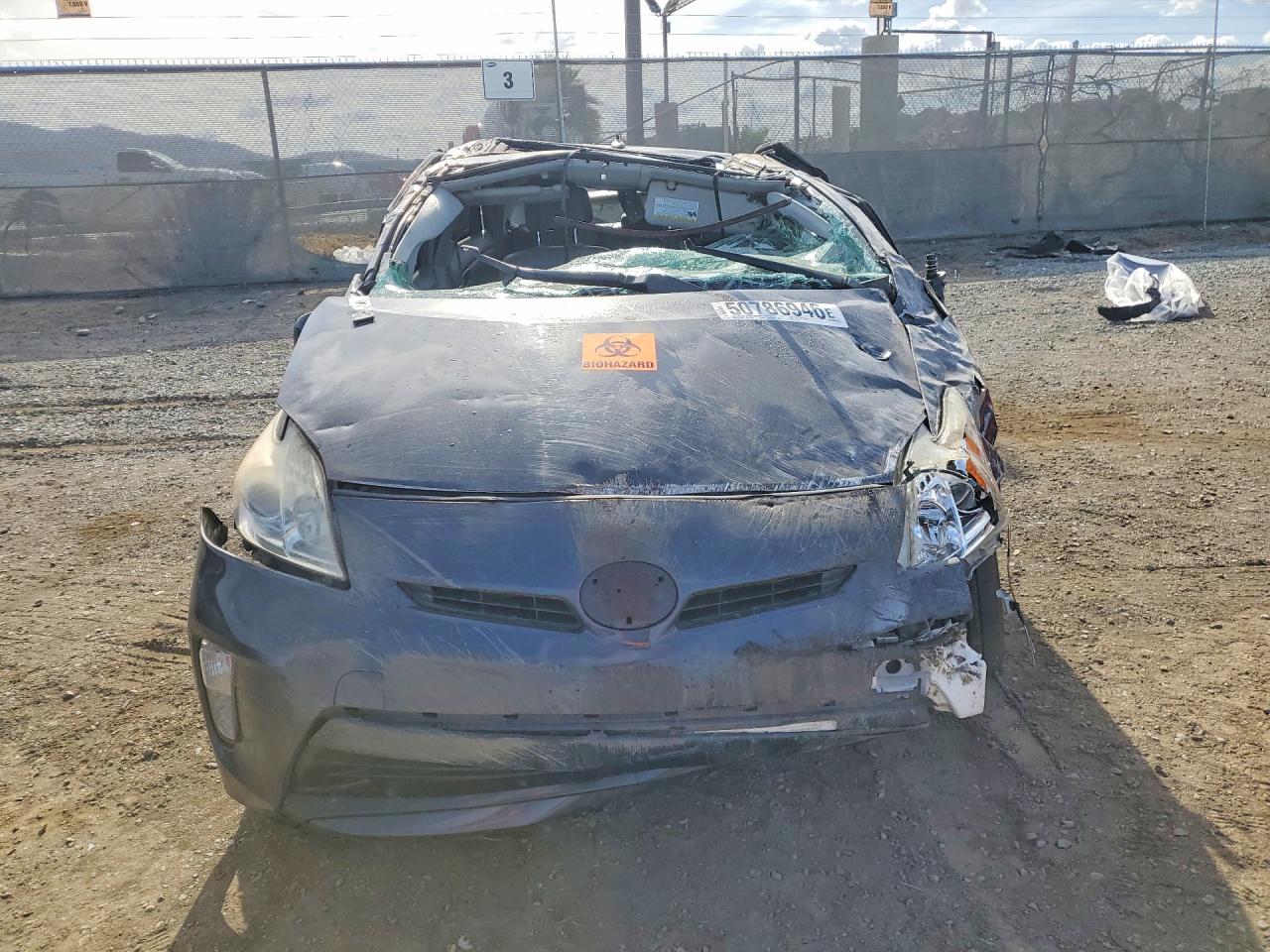 2013 Toyota Prius Four Gray vin: JTDKN3DU5D5553485