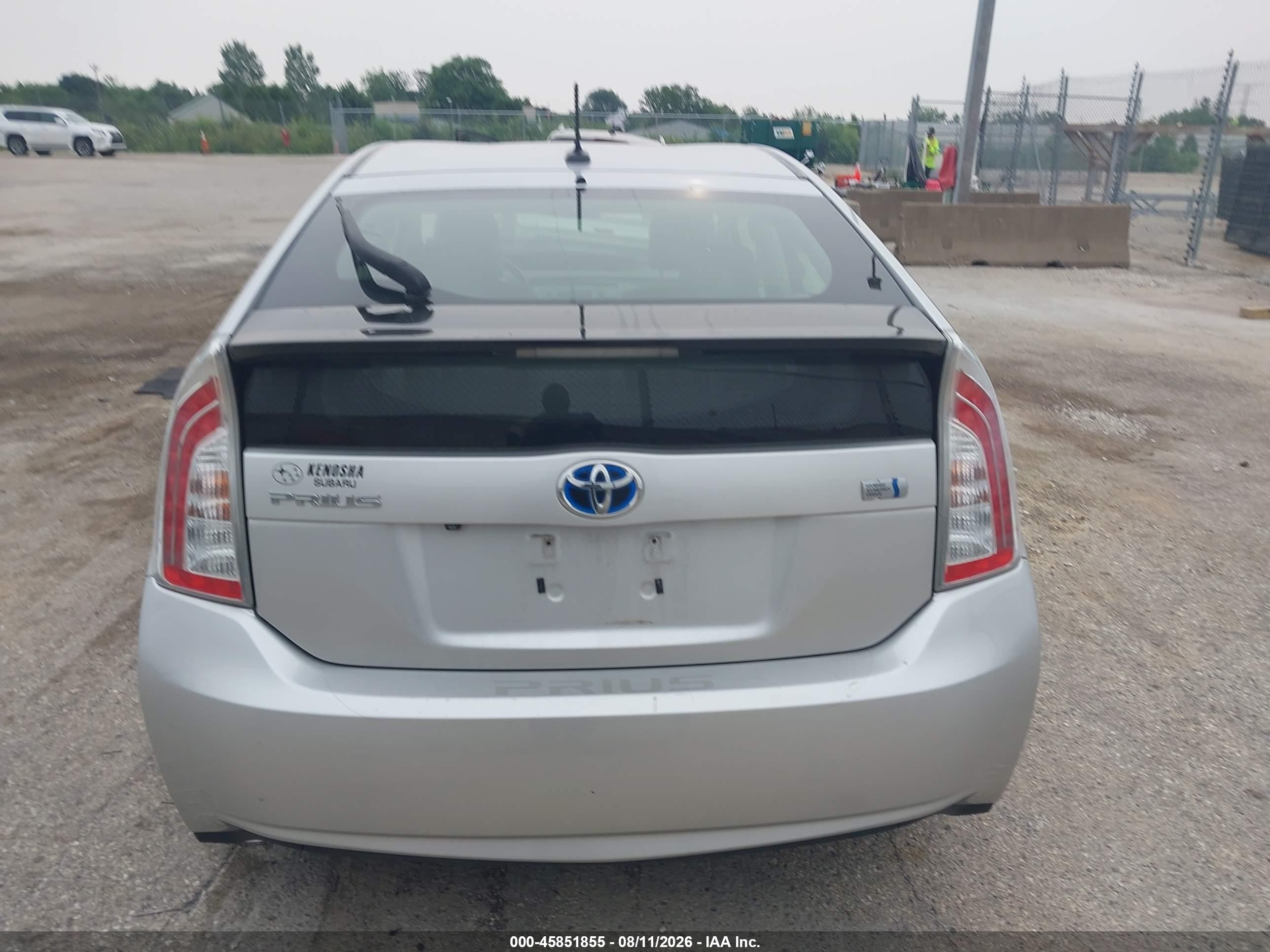 2013 Toyota Prius Four Silver vin: JTDKN3DU5D5553518