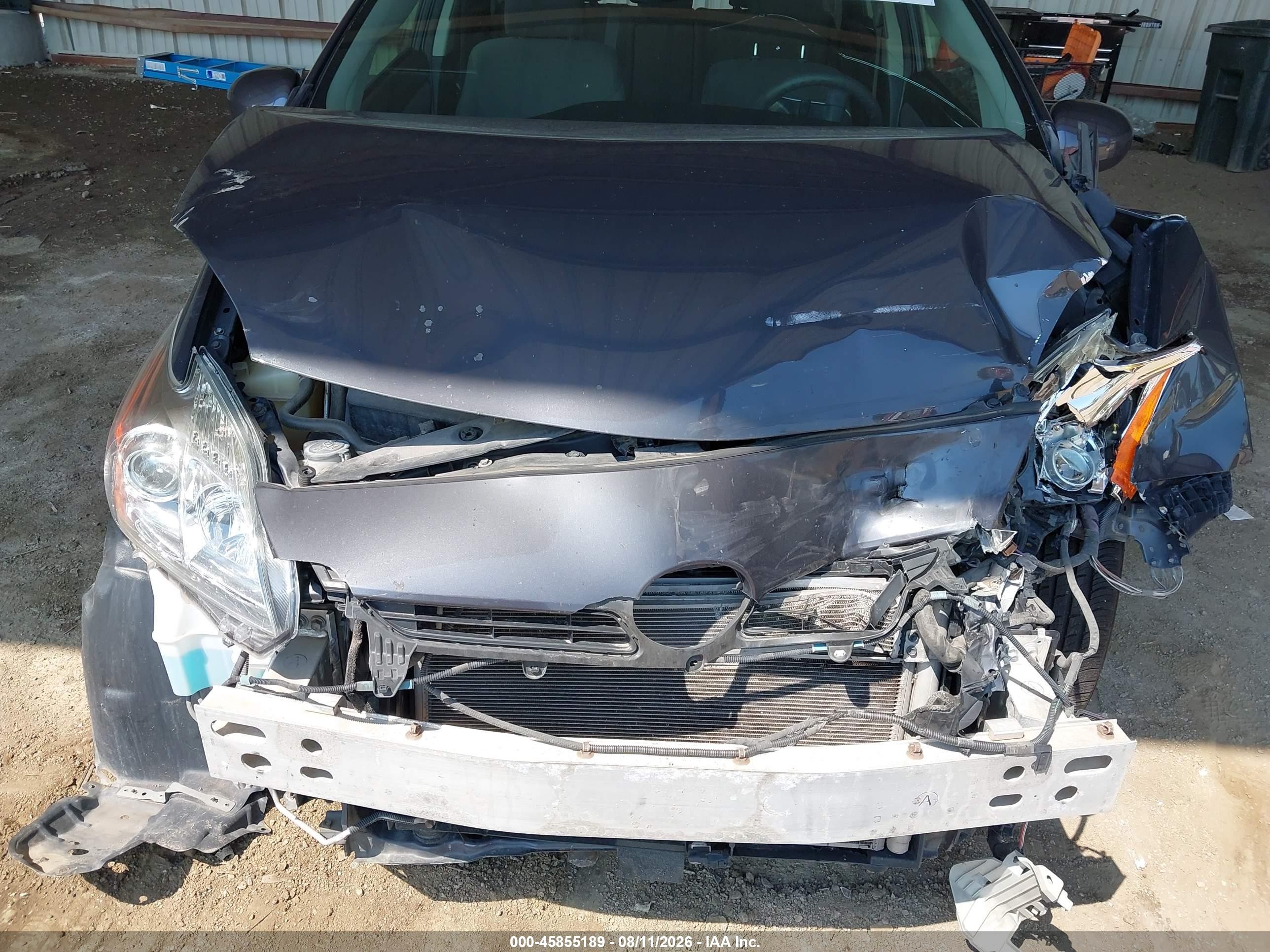 2013 Toyota Prius Two Серый vin: JTDKN3DU5D5557830