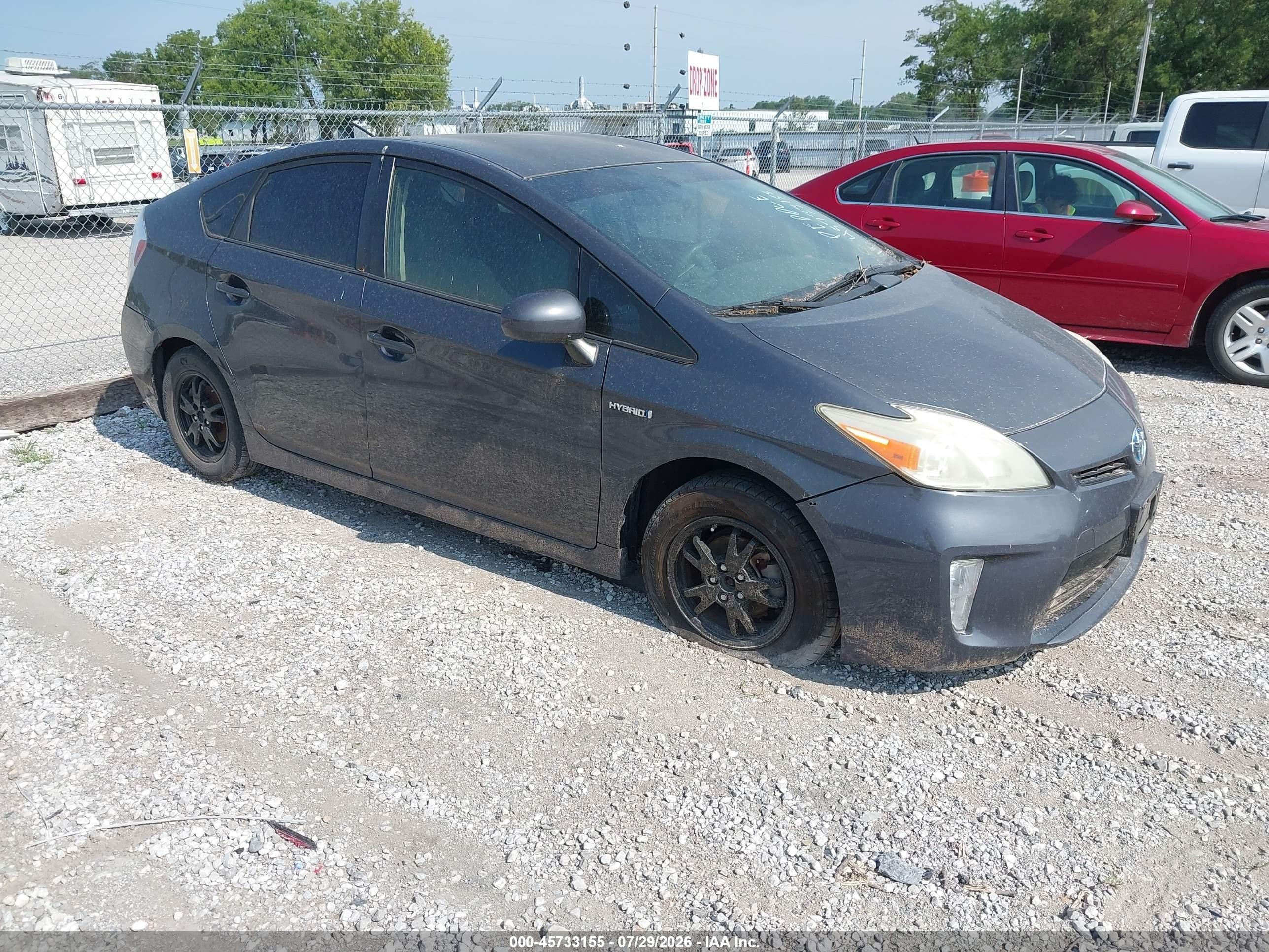 2013 Toyota Prius   Gray vin: JTDKN3DU5D5559335