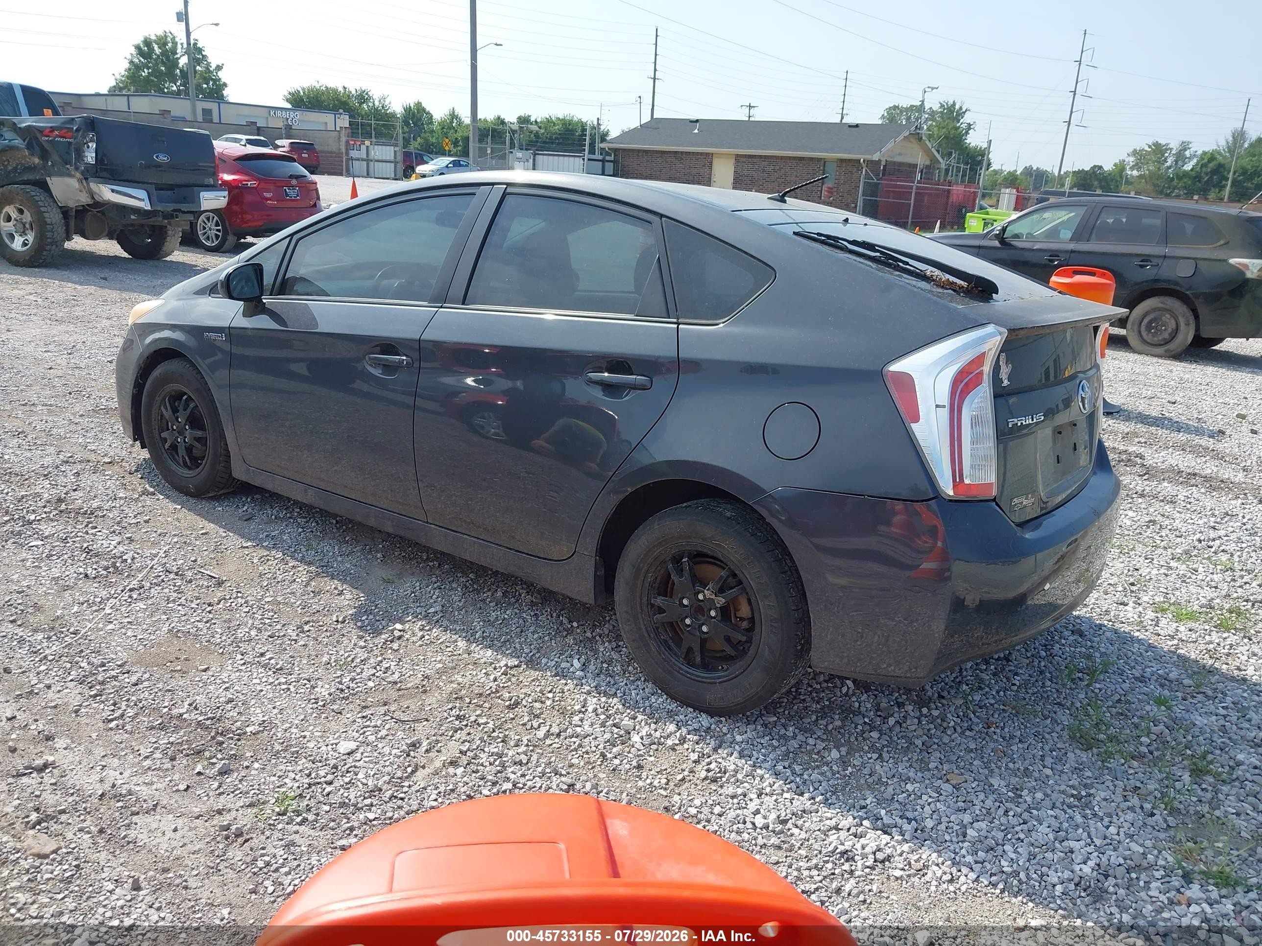 2013 Toyota Prius   Gray vin: JTDKN3DU5D5559335