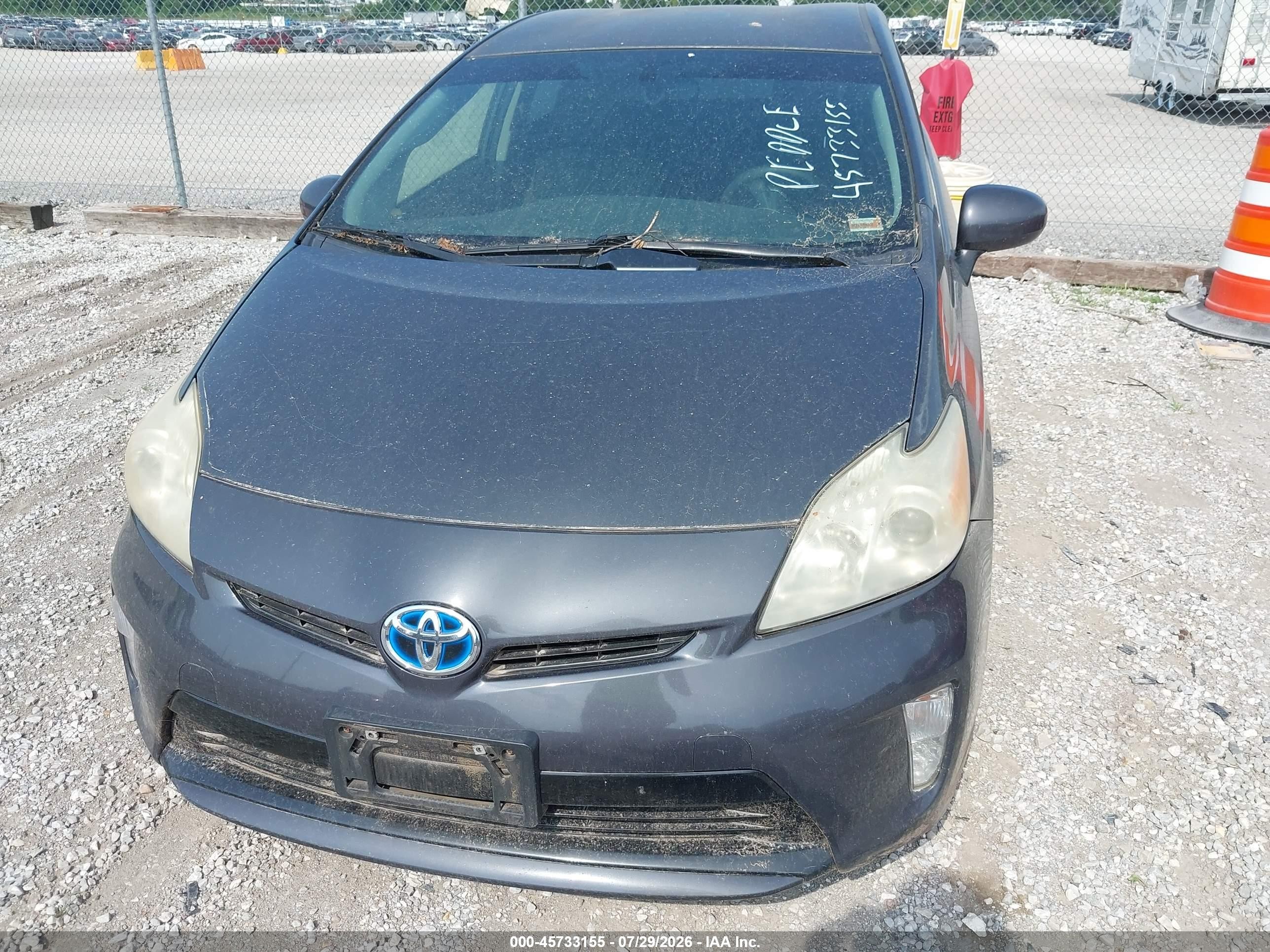 2013 Toyota Prius   Gray vin: JTDKN3DU5D5559335