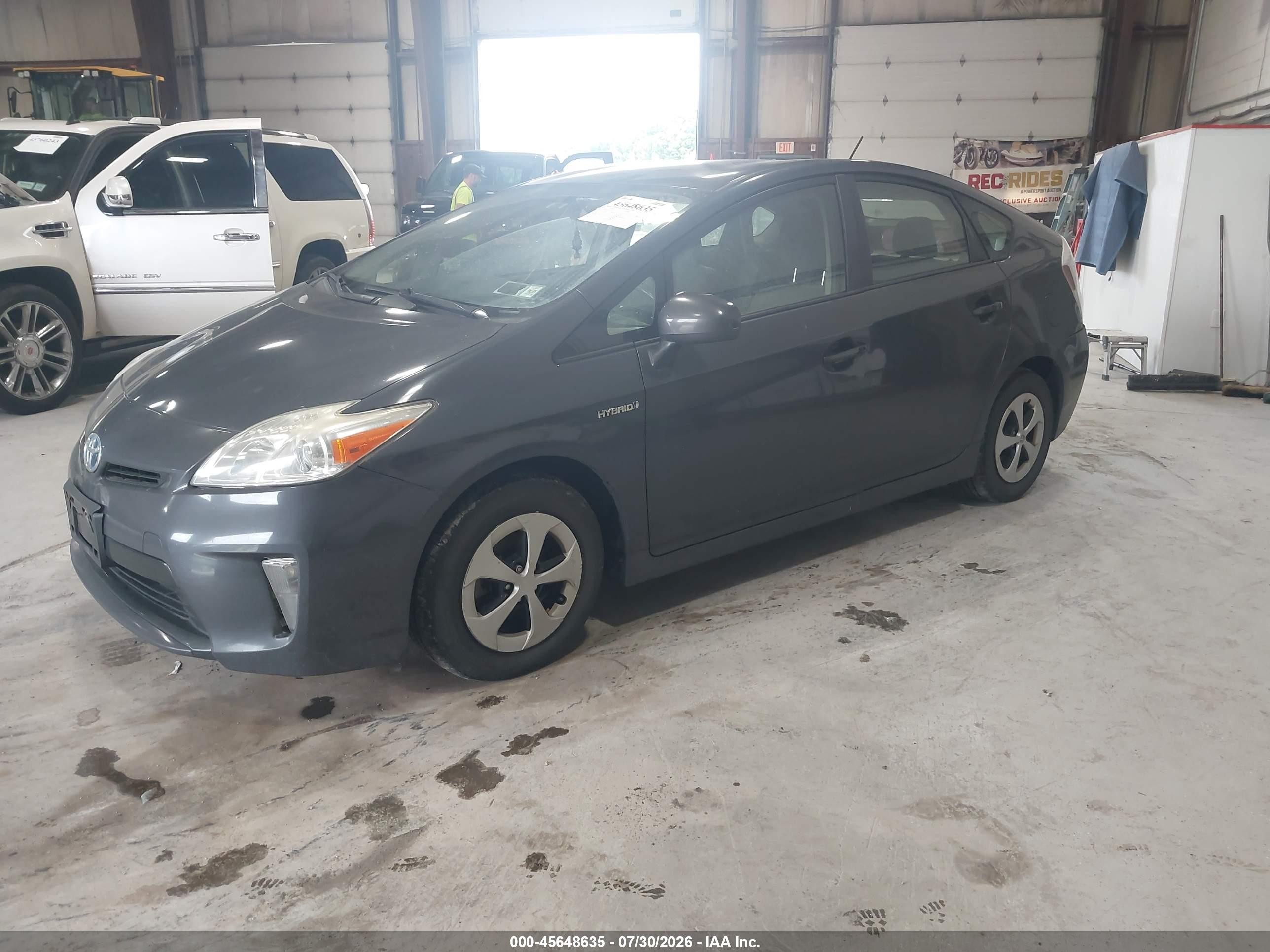 2013 Toyota Prius Three Gray vin: JTDKN3DU5D5578175