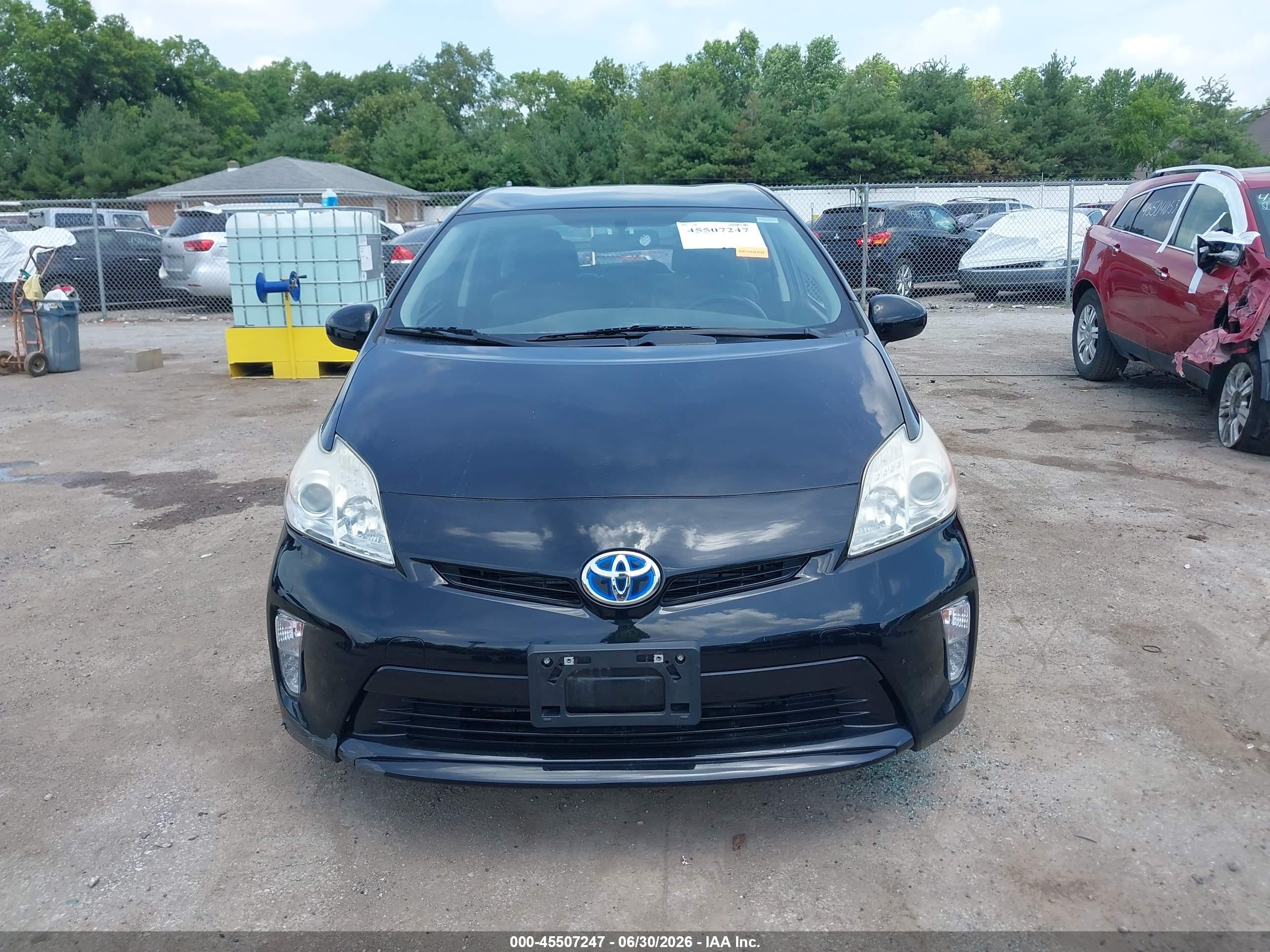2013 Toyota Prius Three Se Black vin: JTDKN3DU5D5624300