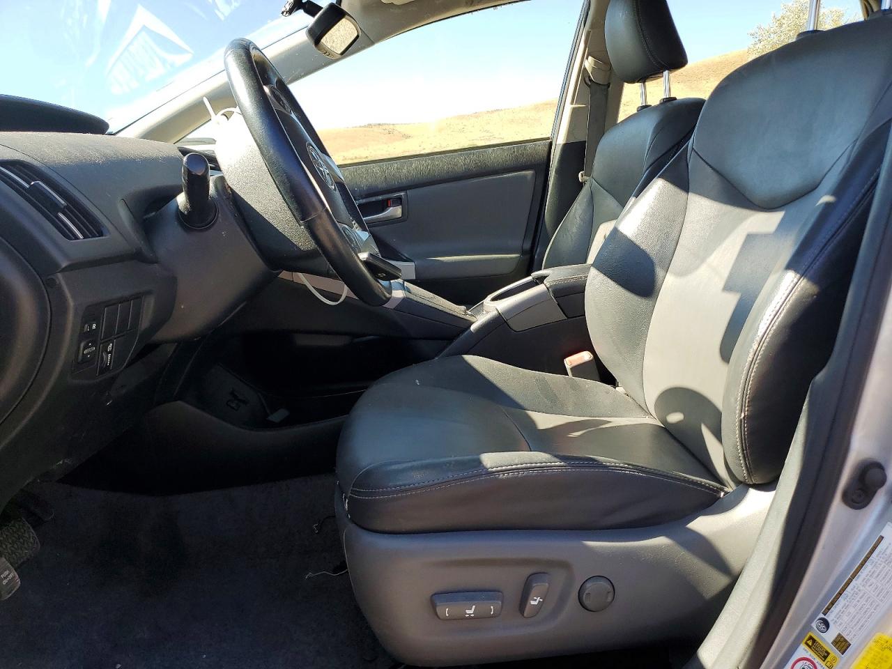 2013 Toyota Prius Four Silver vin: JTDKN3DU5D5649388